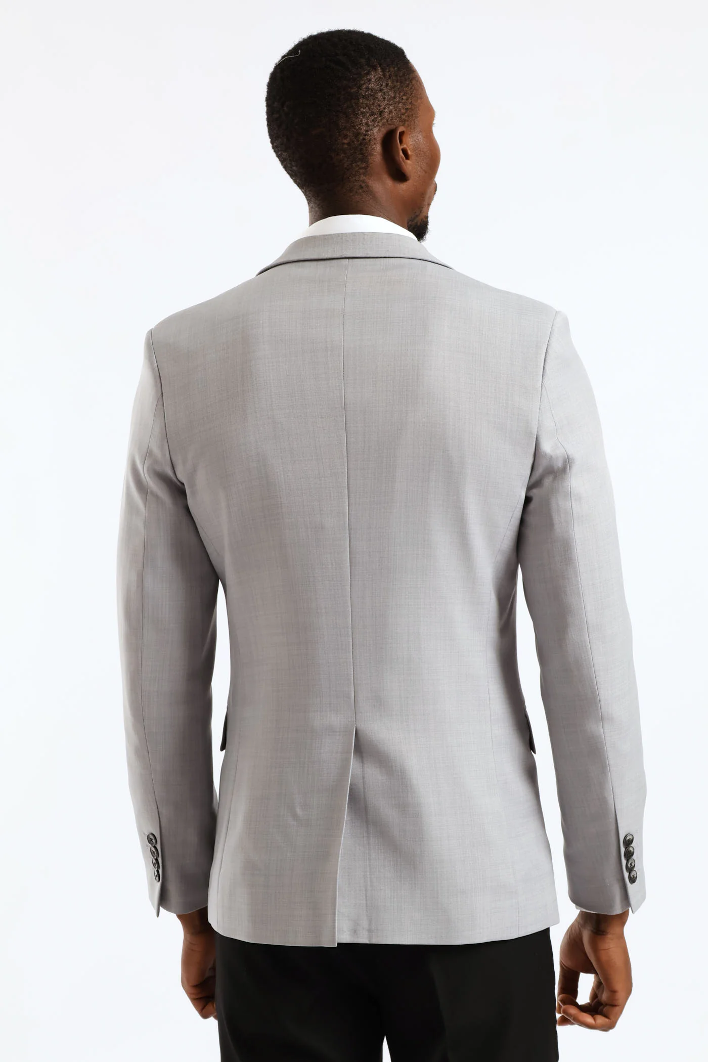 Regular Fit Essential Suit Jacket - Grey - Image 4