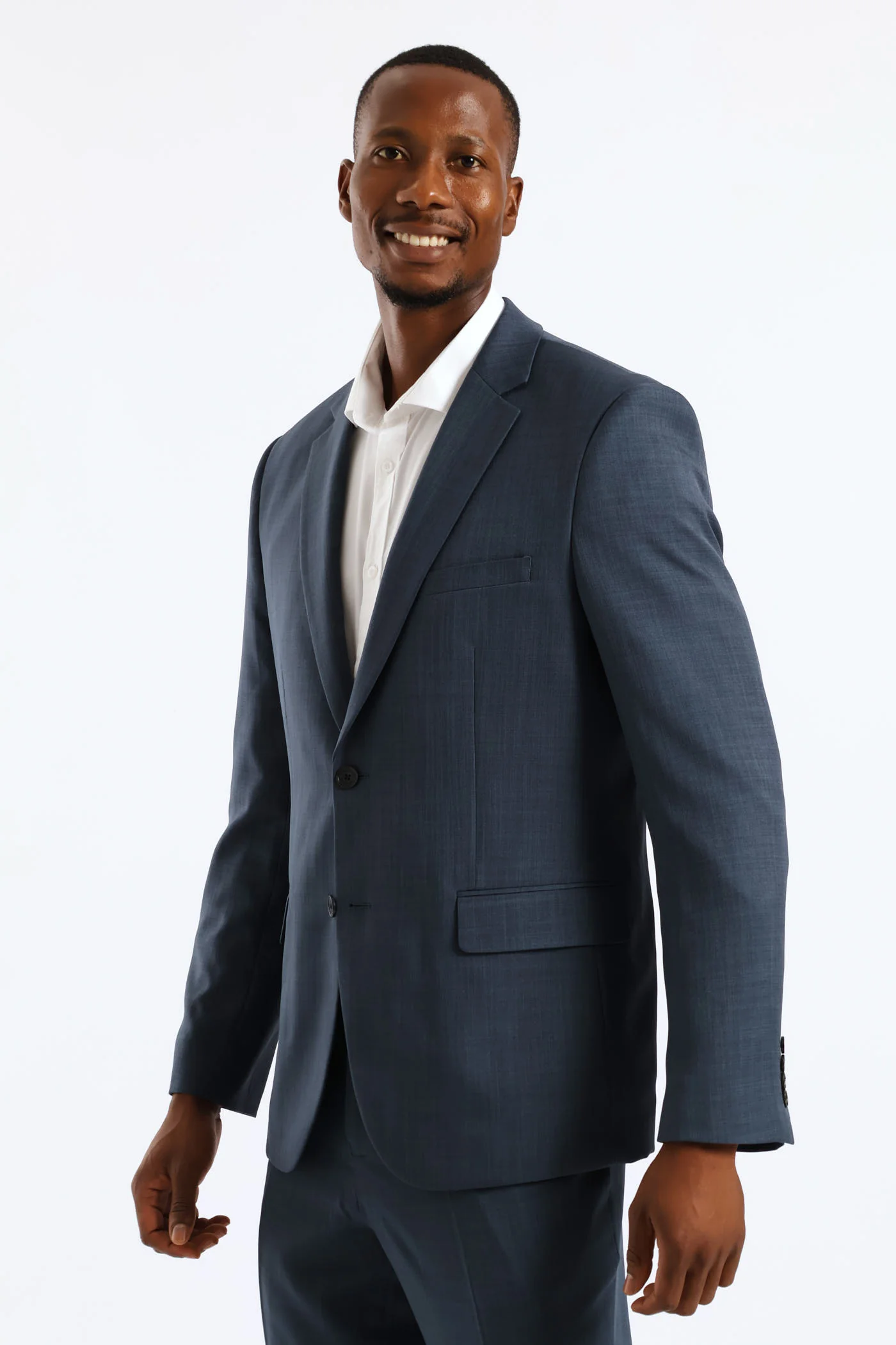 Regular Fit Essential Suit Jacket - Petrol - Image 3
