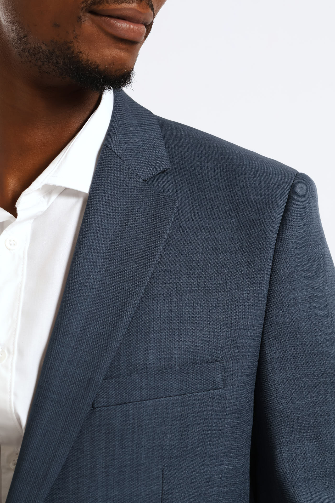 Regular Fit Essential Suit Jacket - Petrol - Image 6