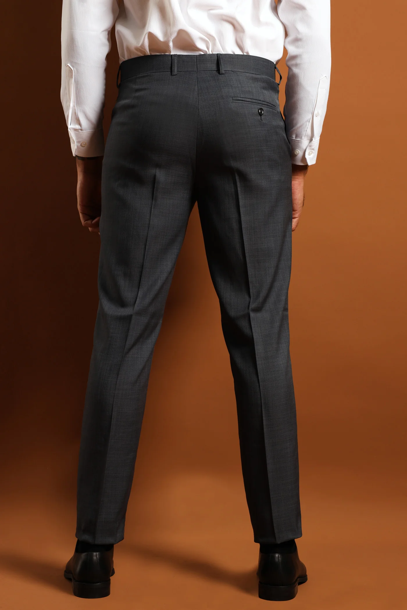 Regular Fit Essential Suit Trouser - Charcoal - Image 3