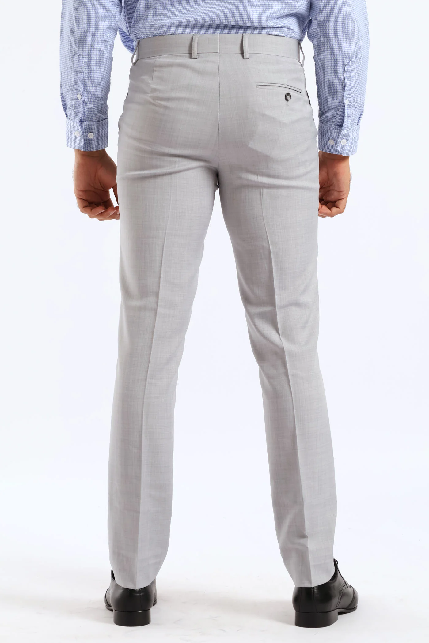 Regular Fit Essential Suit Trouser - Grey - Image 4