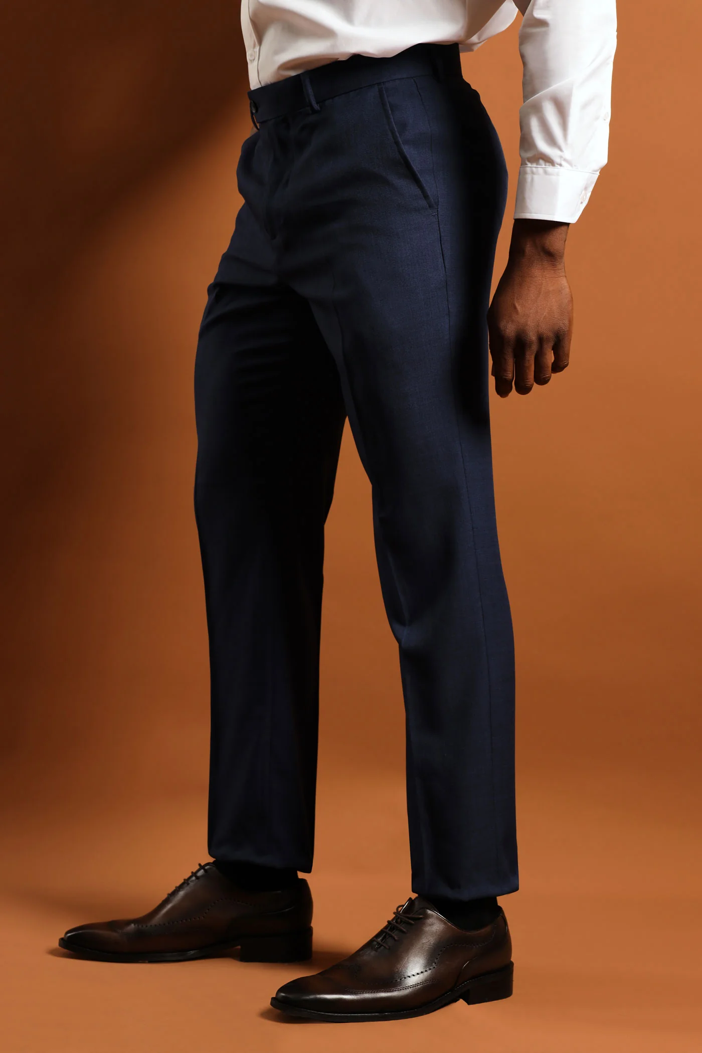 Regular Fit Essential Suit Trouser - Navy - Image 3