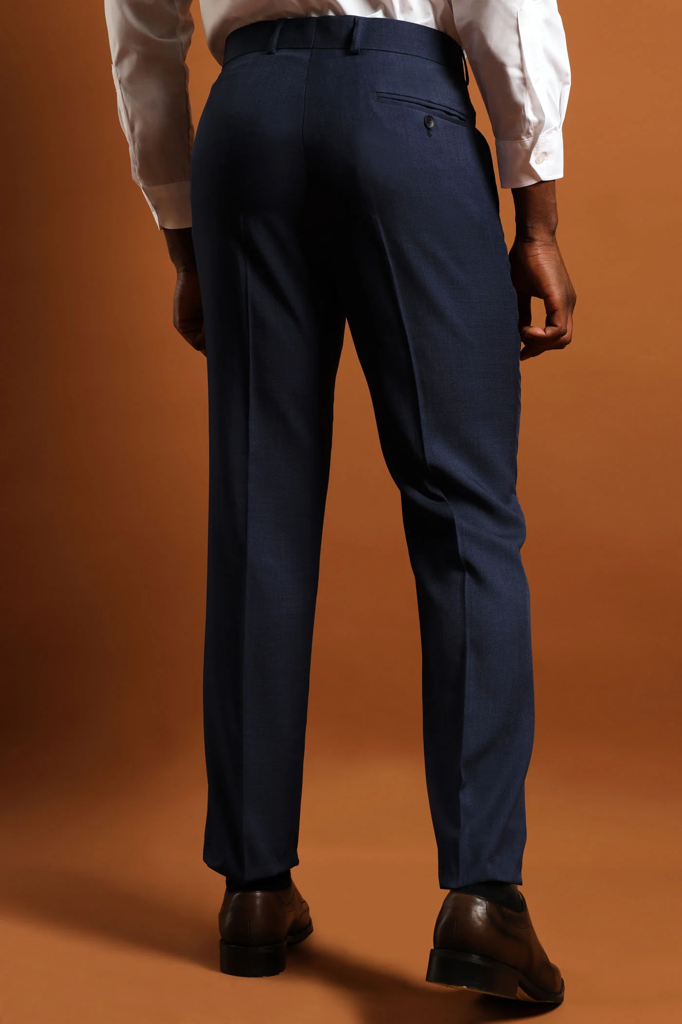 Regular Fit Essential Suit Trouser - Navy - Image 4