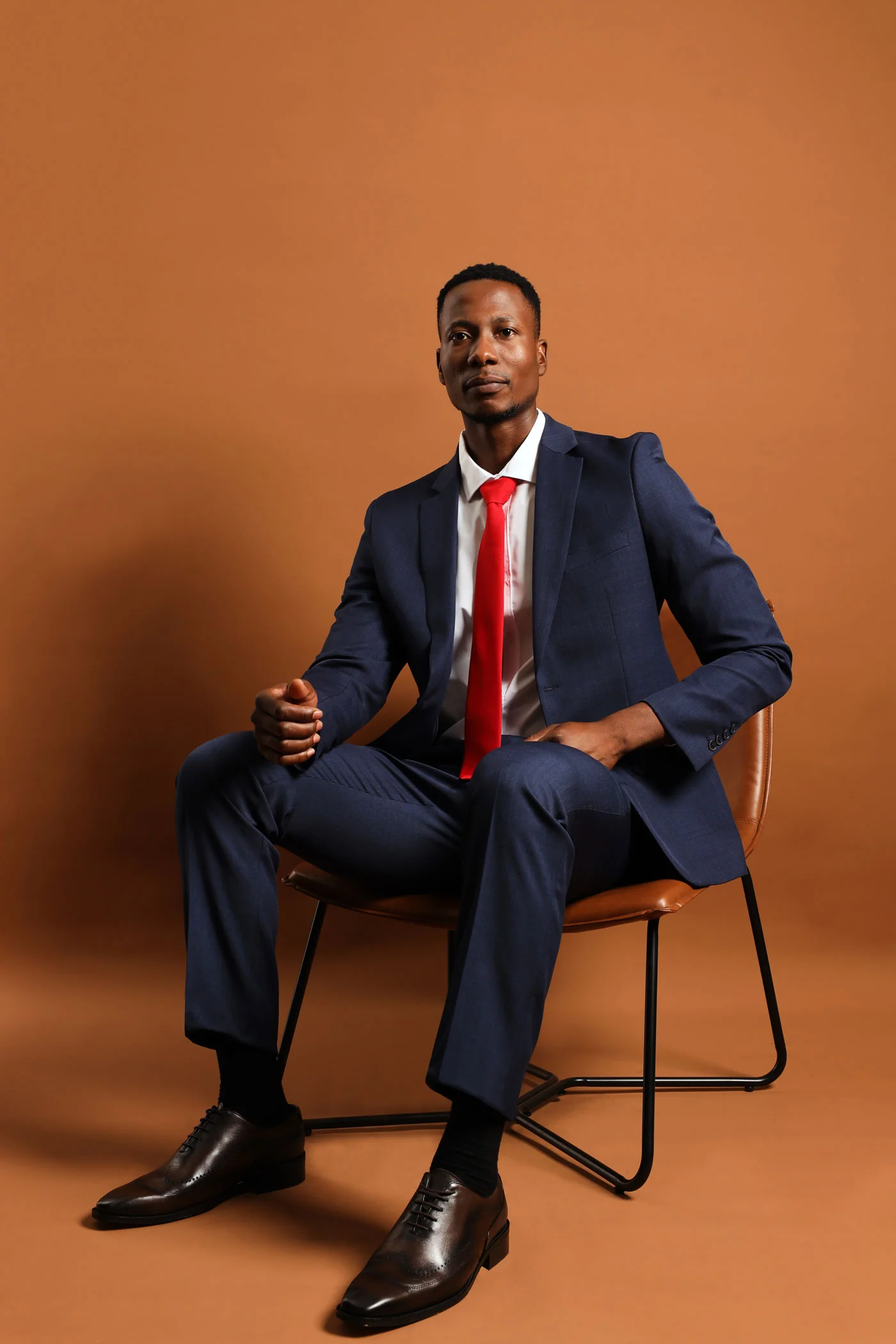 Regular Fit Essential Suit Trouser - Navy - Image 5