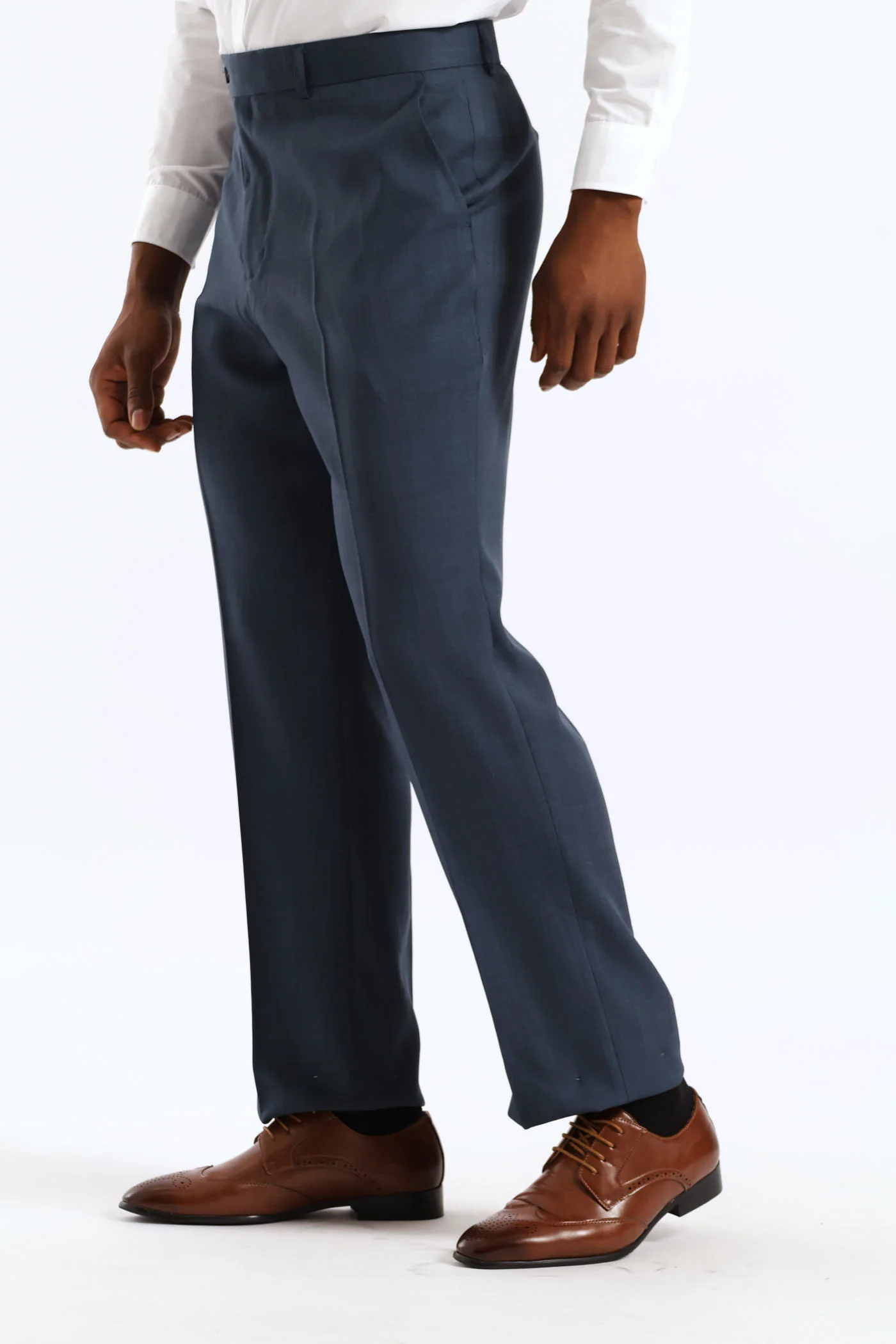 Regular Fit Essential Suit Trouser - Petrol - Image 3