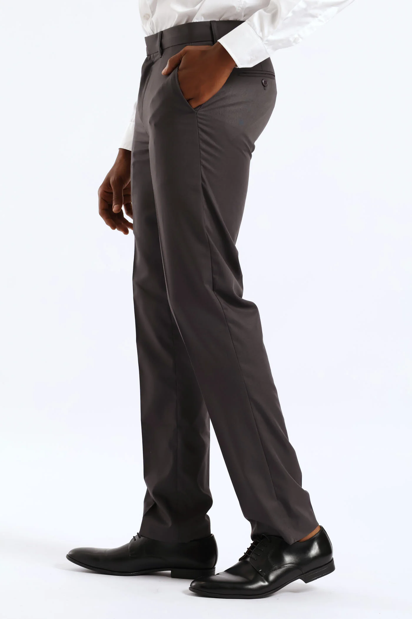 Regular Fit Formal Trouser - Charcoal - Image 4