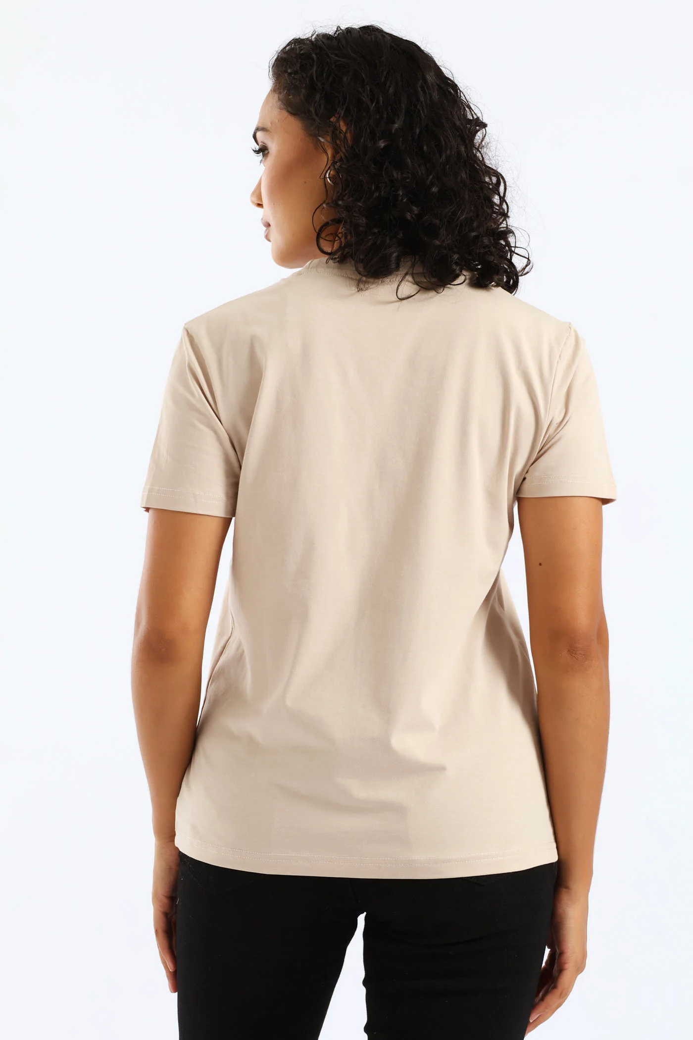 Regular Fit T-Shirt - Stone - Image 4