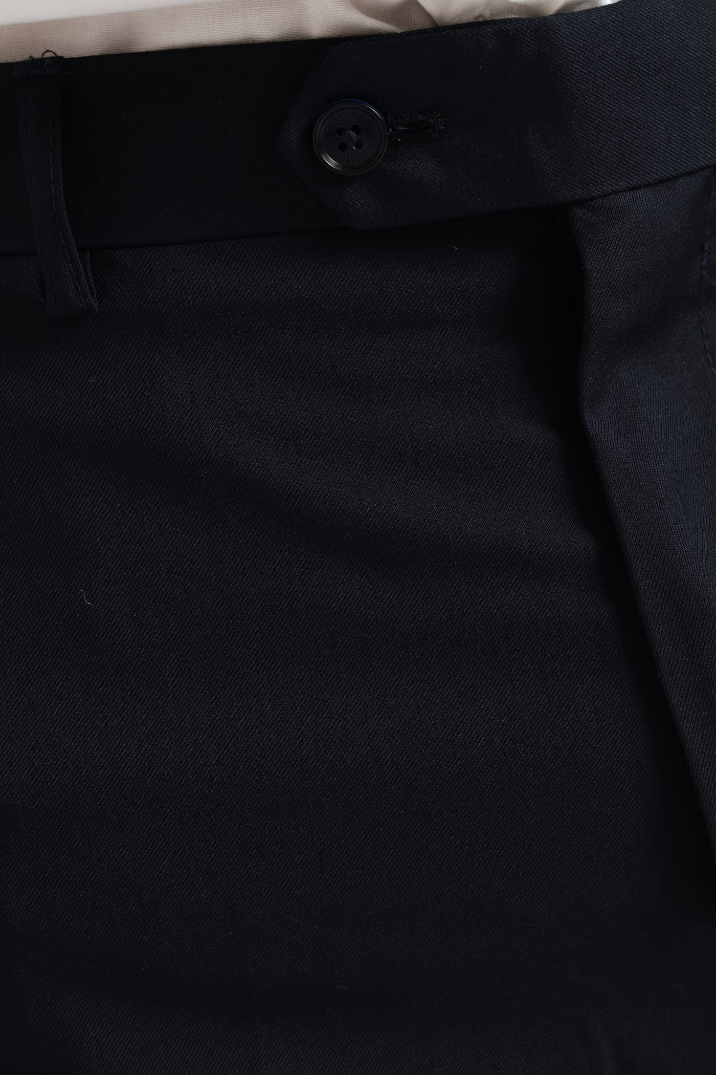 Regular Fit Viscose Blend Suit Trouser - Navy - Image 5