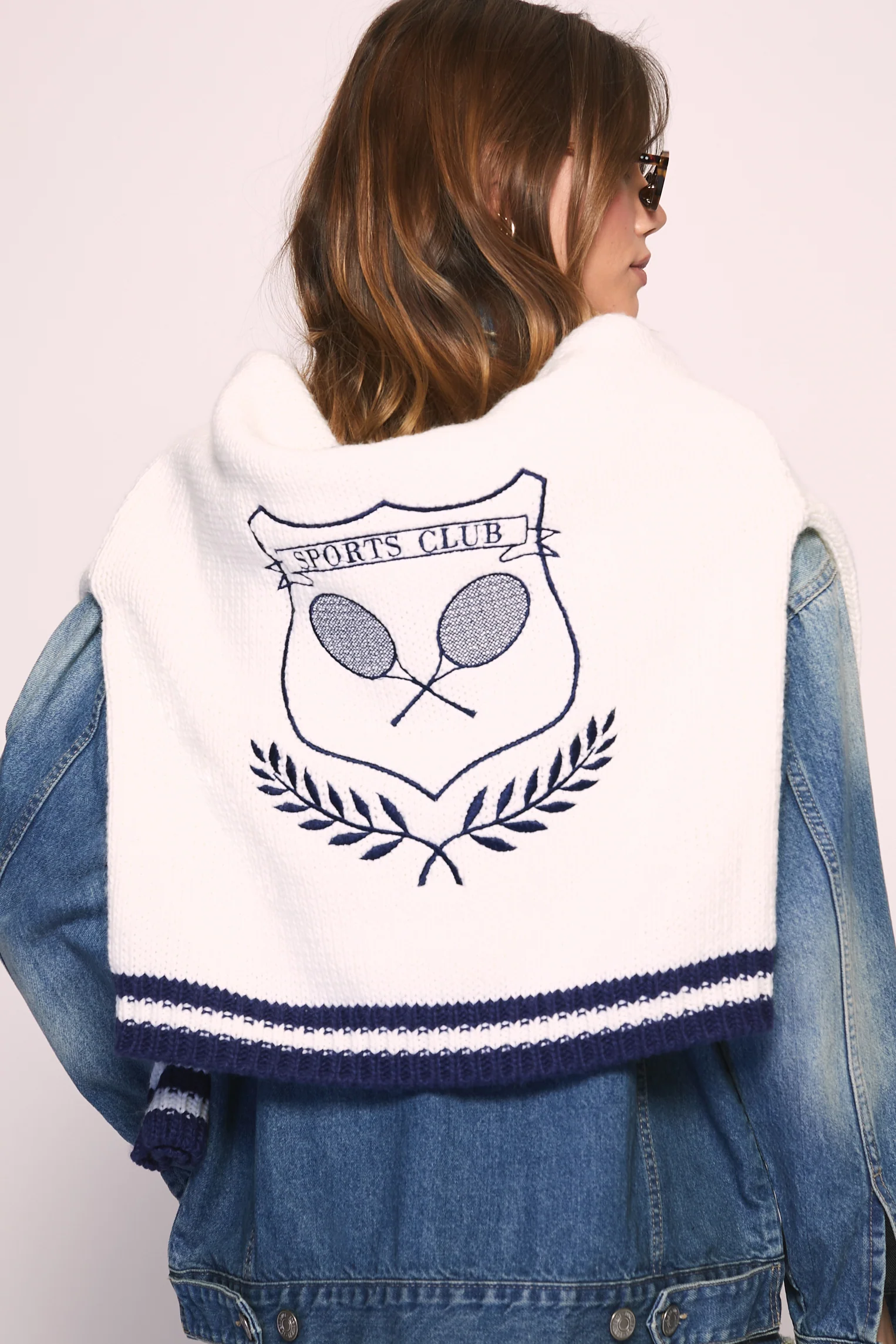 Regular Pullover - White/Blue - Image 2
