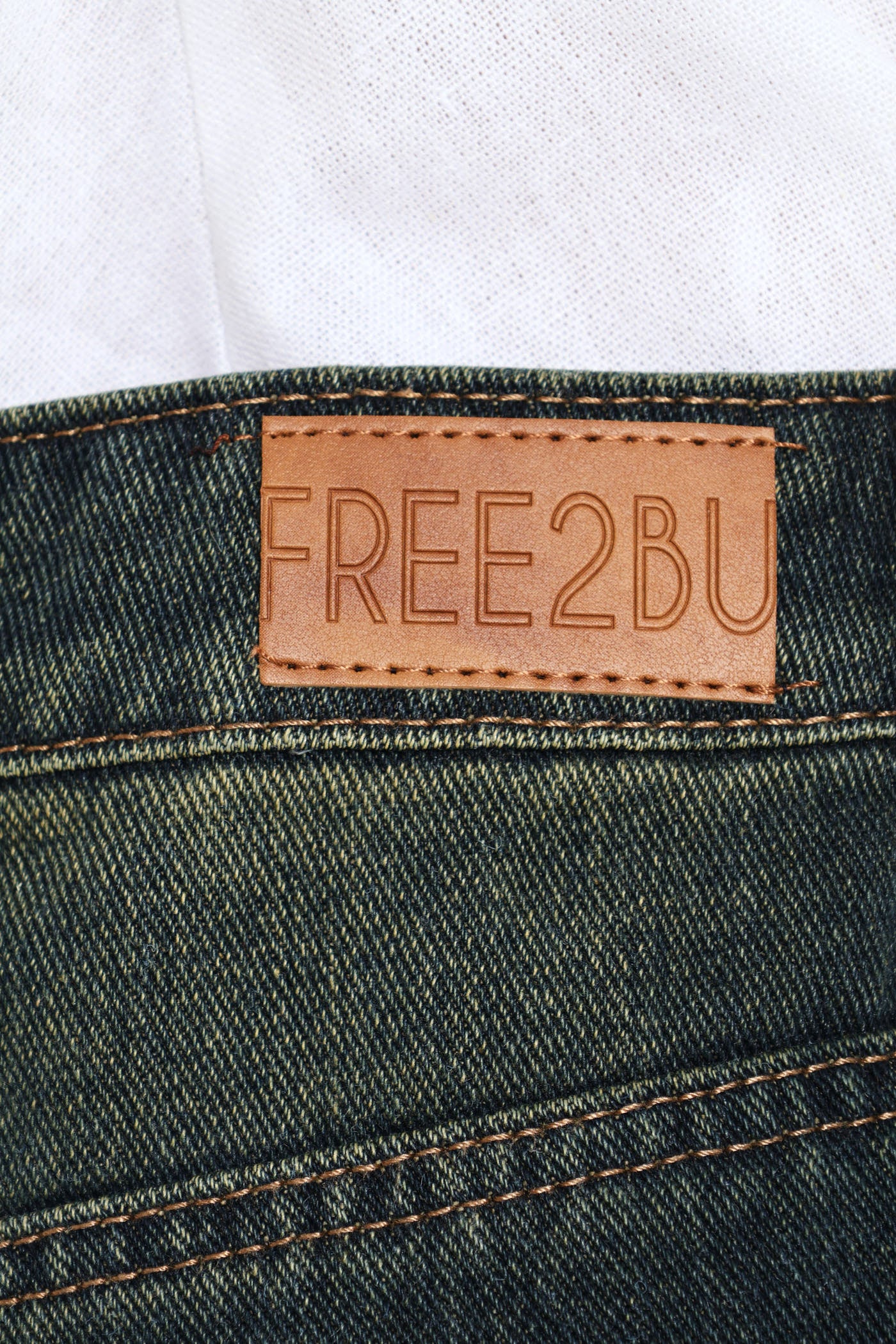 Regular Rise Baggy Jean - Ink/Green - Image 5