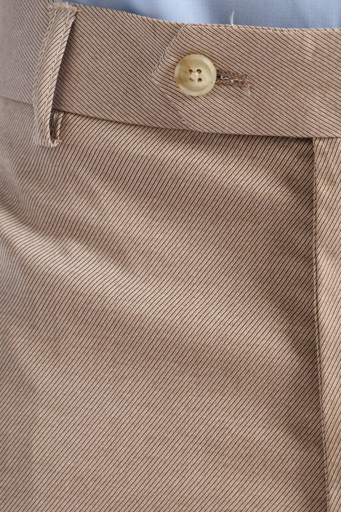 Regular Twill Suit Trousers - Natural - Image 2
