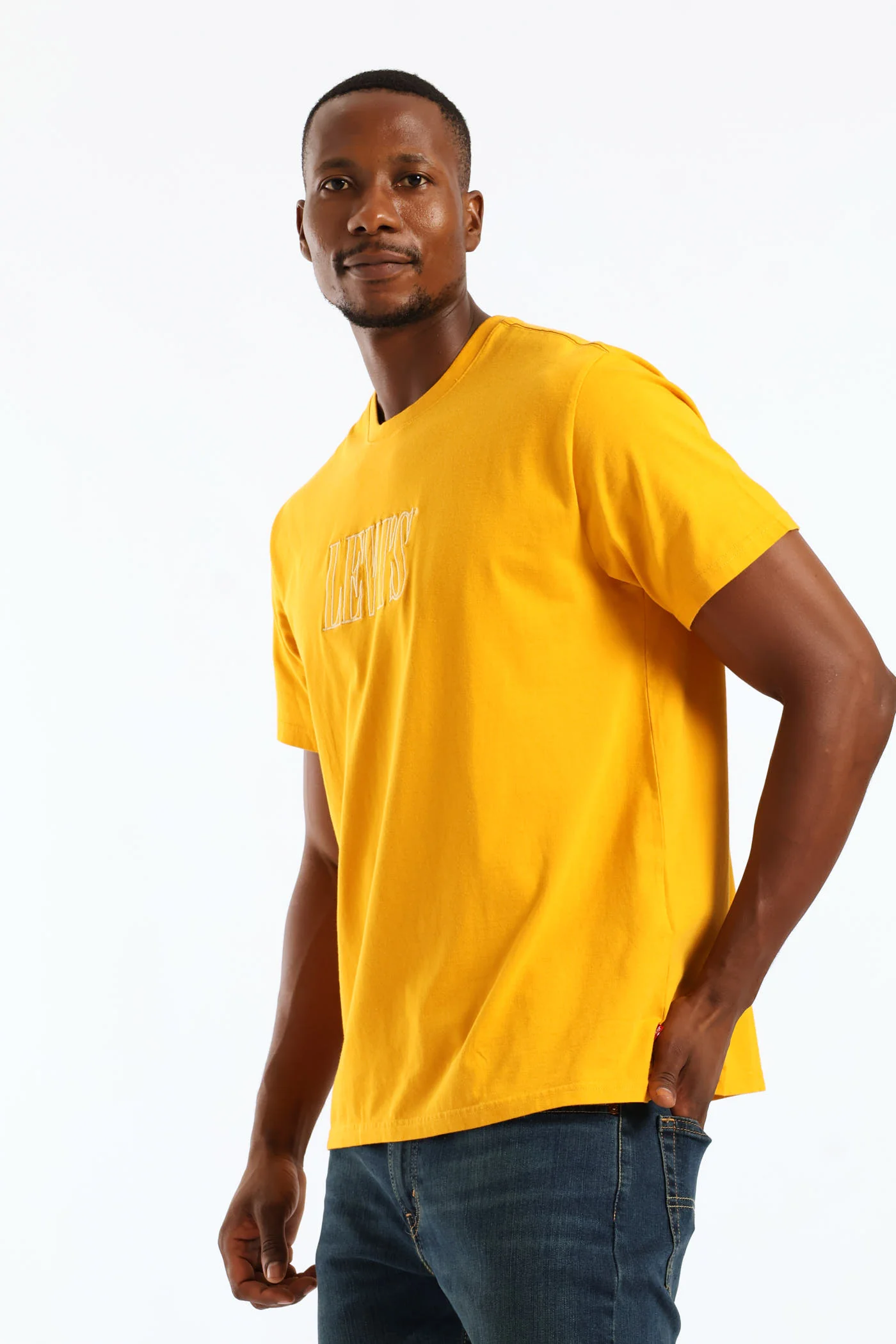 Relaxed Fit Tee - Mustard - Image 3