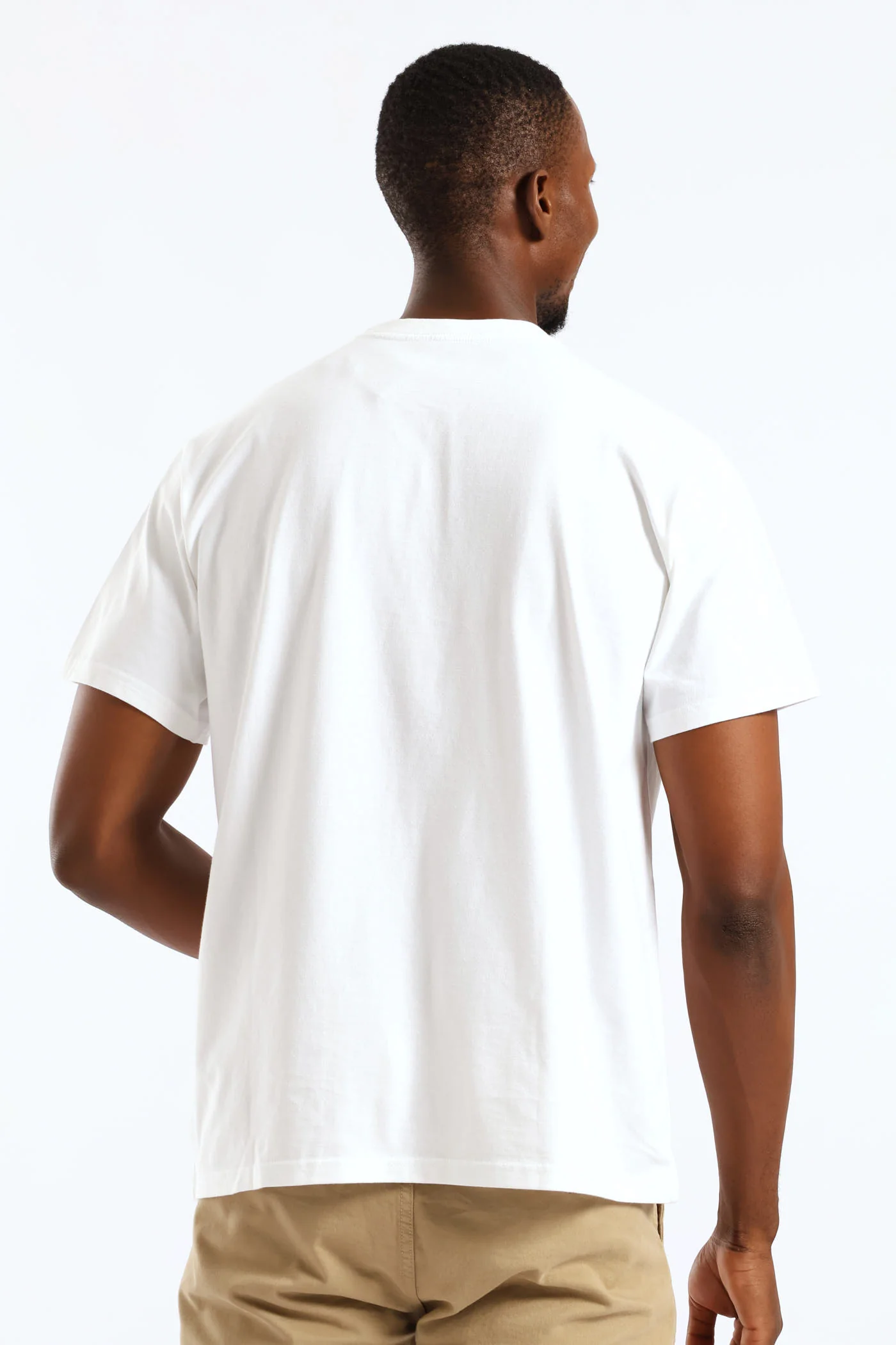 Relaxed Fit Tee - White - Image 4