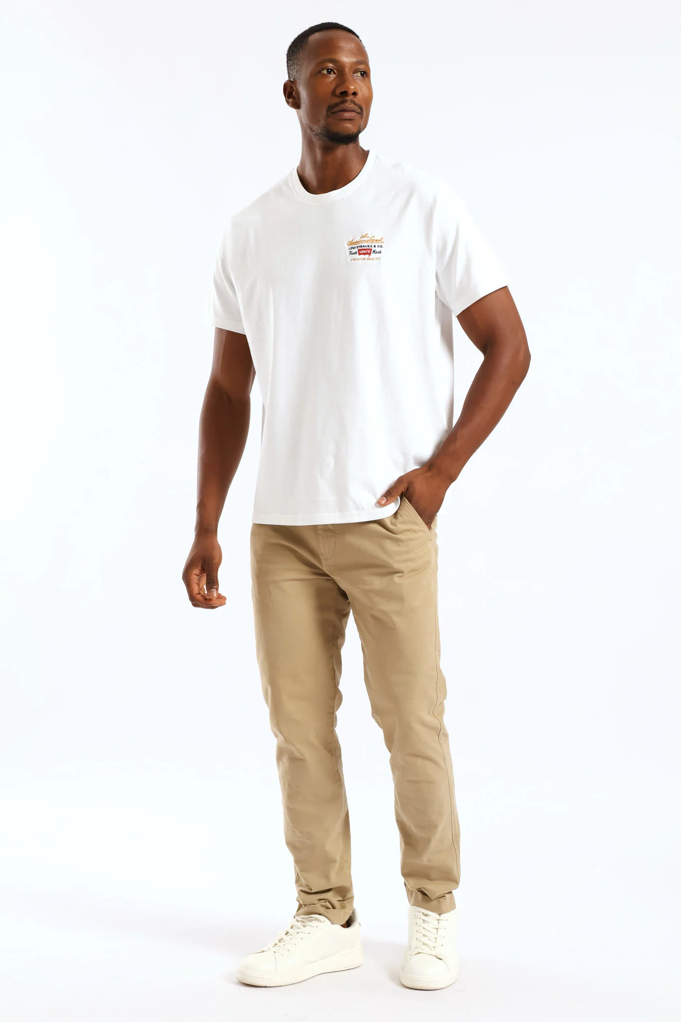 Relaxed Fit Tee - White - Image 5