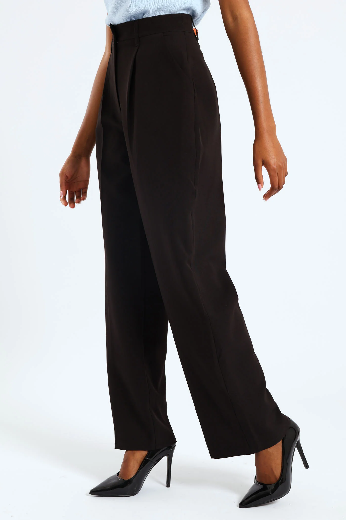 Release Pleat Wide Leg Pant - Black - Image 2