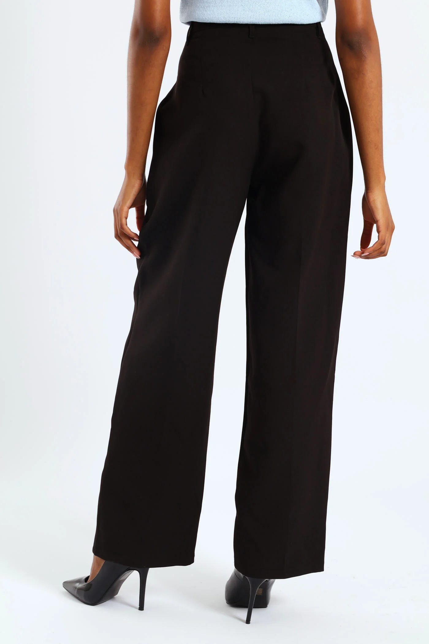 Release Pleat Wide Leg Pant - Black - Image 3