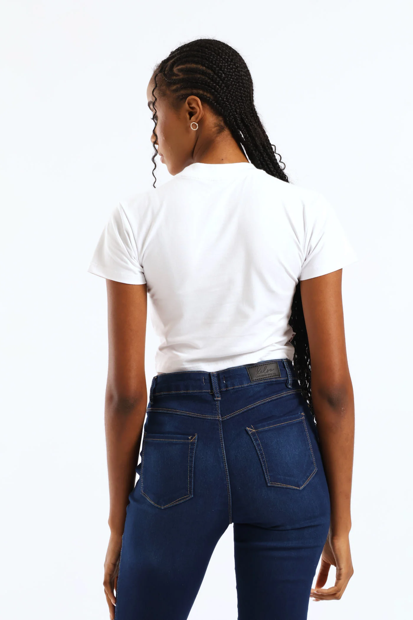 Renatta Crop Top - White - Image 2