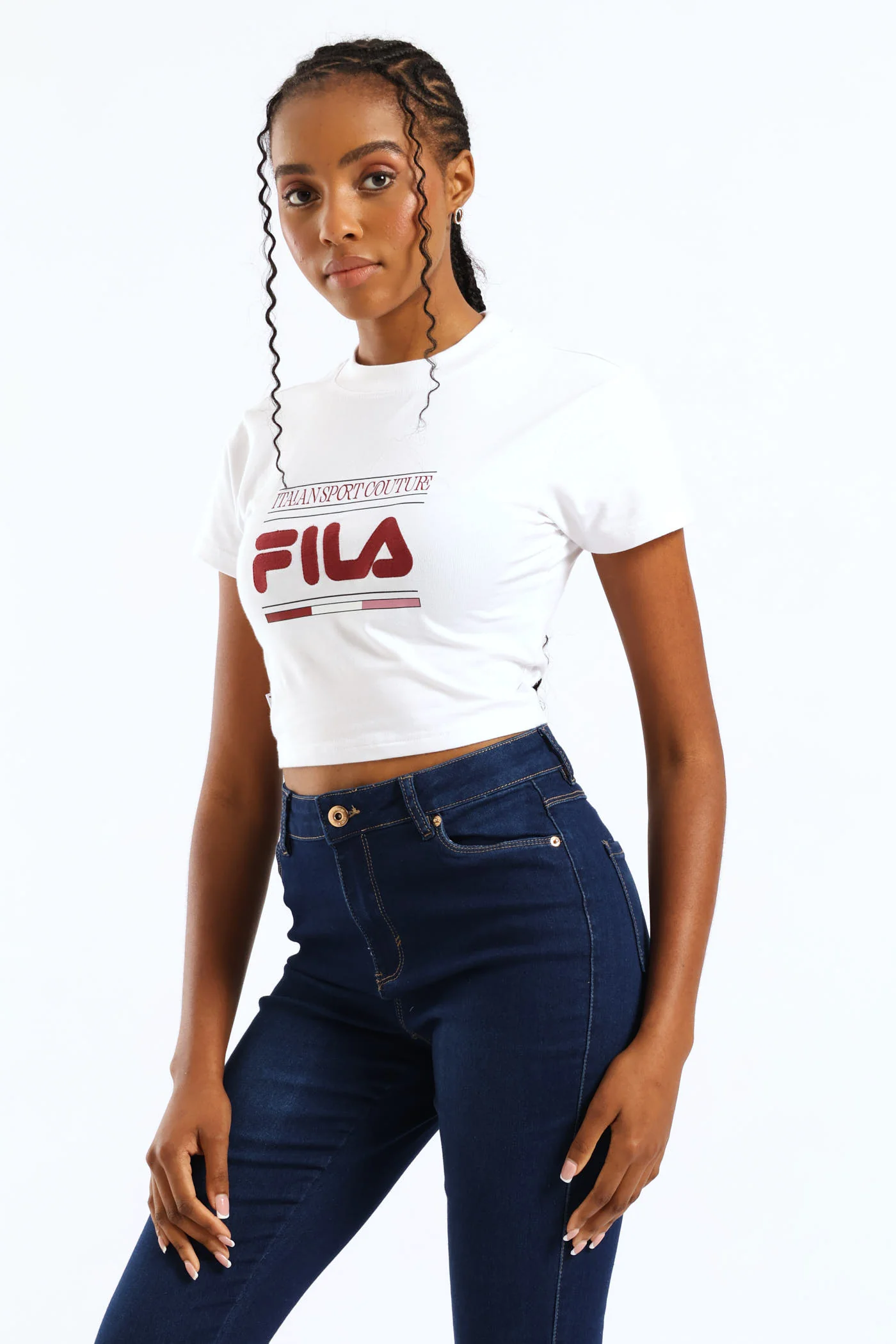 Renatta Crop Top - White - Image 4