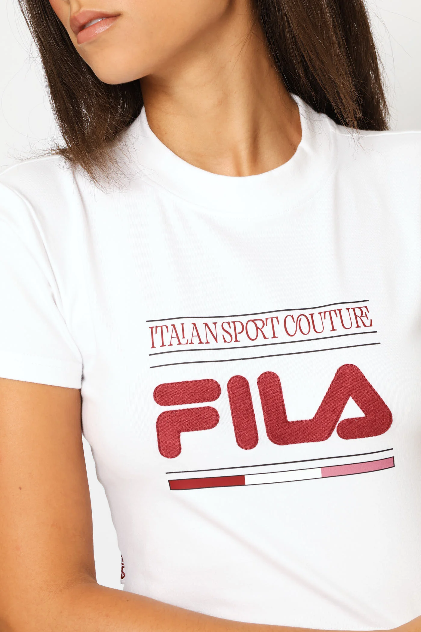 Renatta Crop Top - White - Image 2