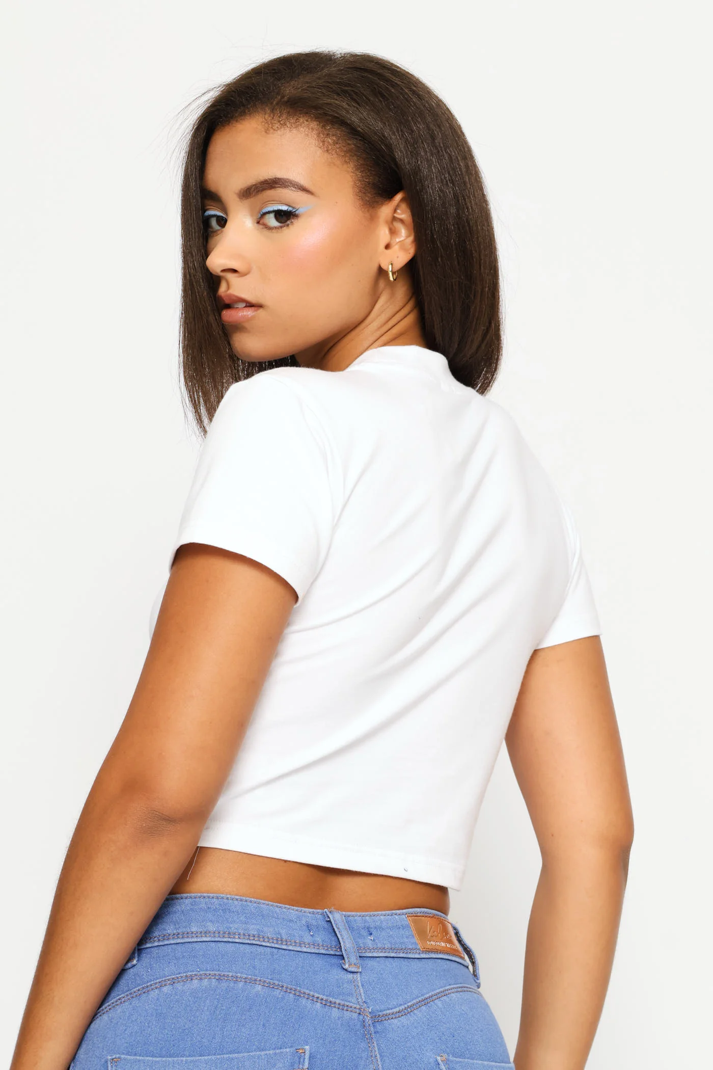 Renatta Crop Top - White - Image 4