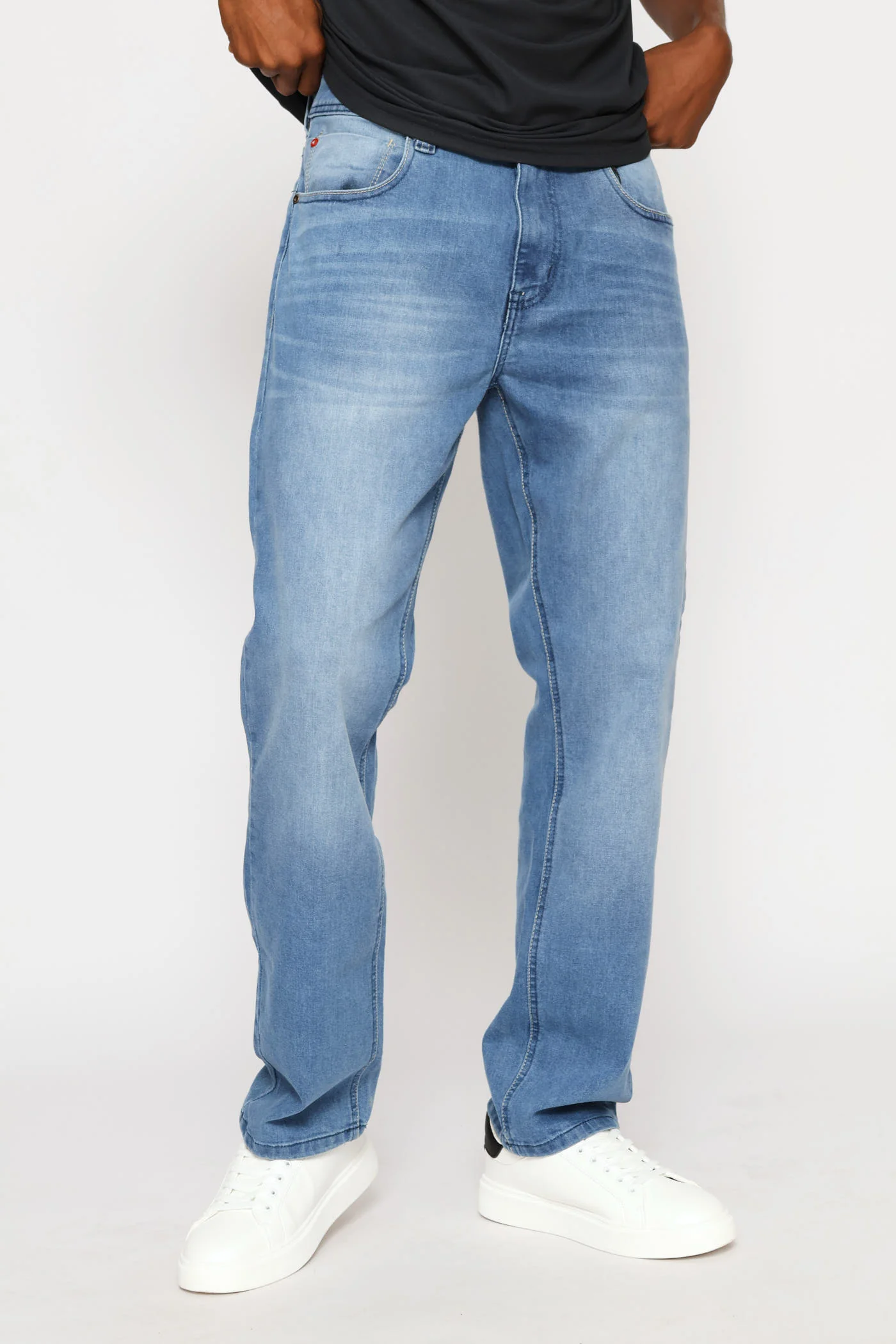 Retro Dec Straight Jean - Mid Wash - Image 2