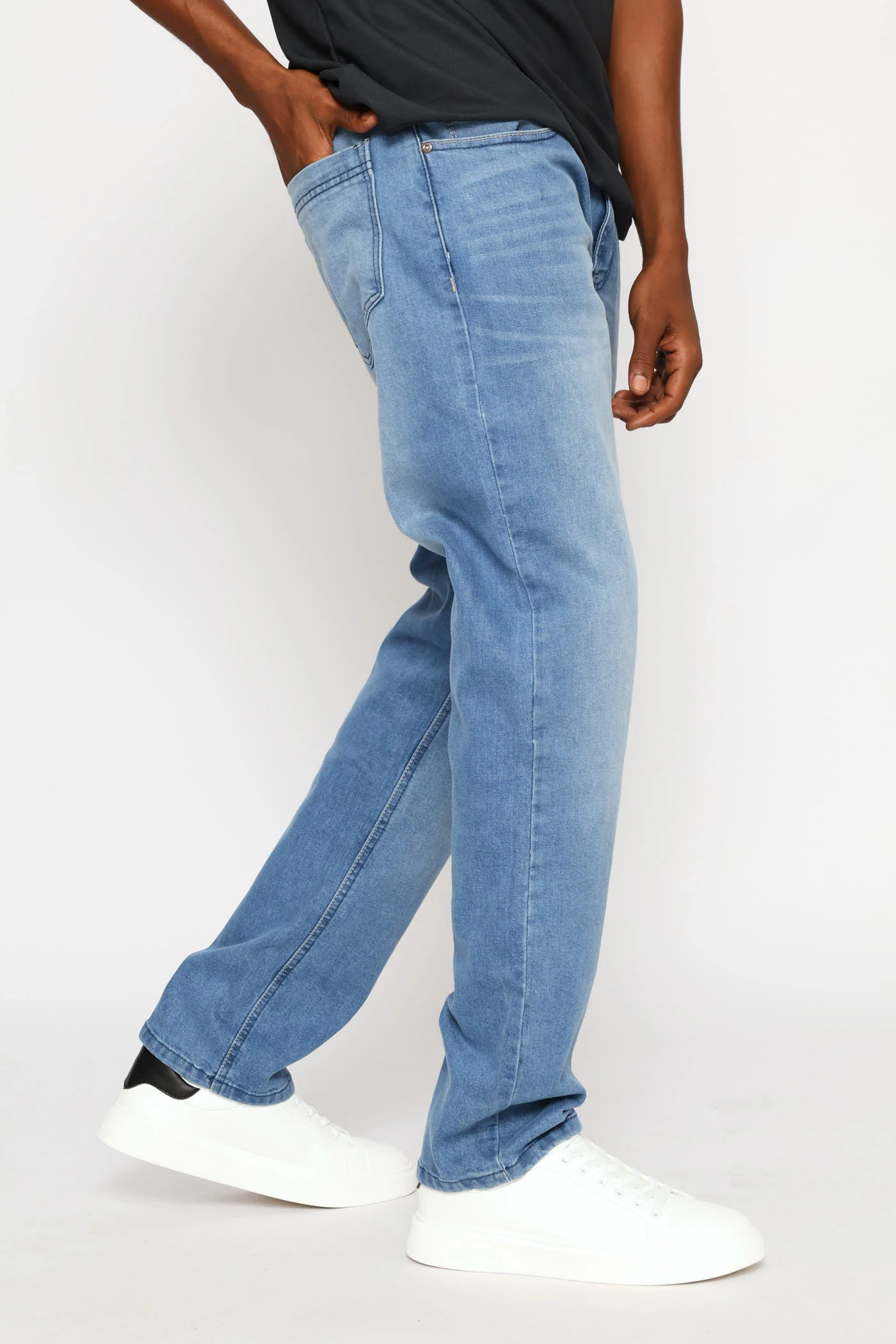 Retro Dec Straight Jean - Mid Wash - Image 3