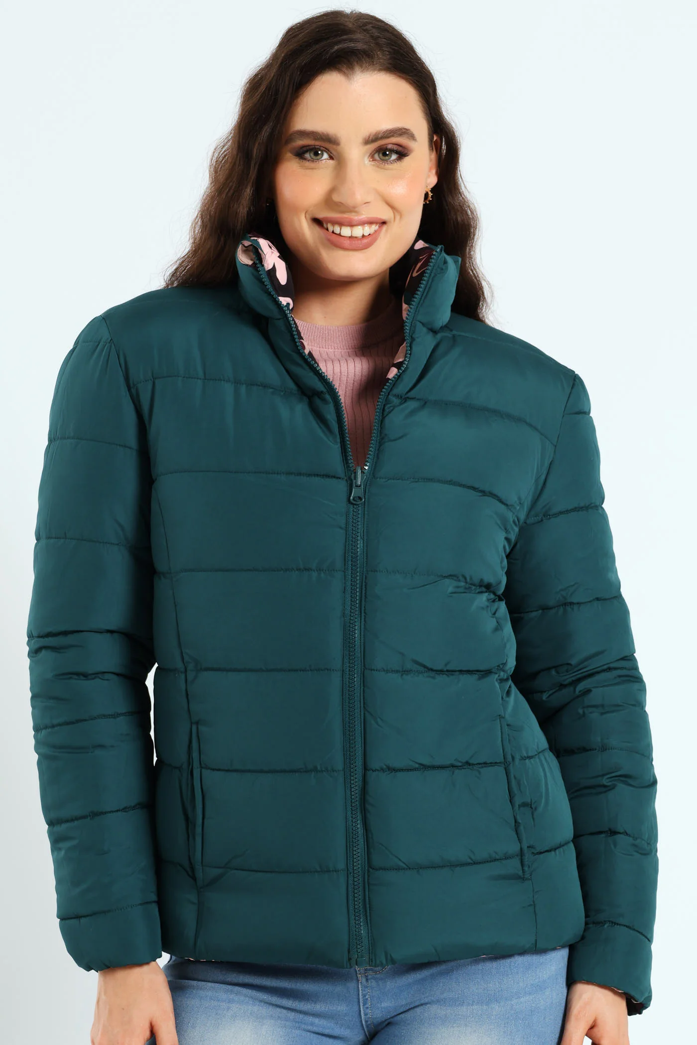 Reversible Puffer Jacket - Multi - Image 2