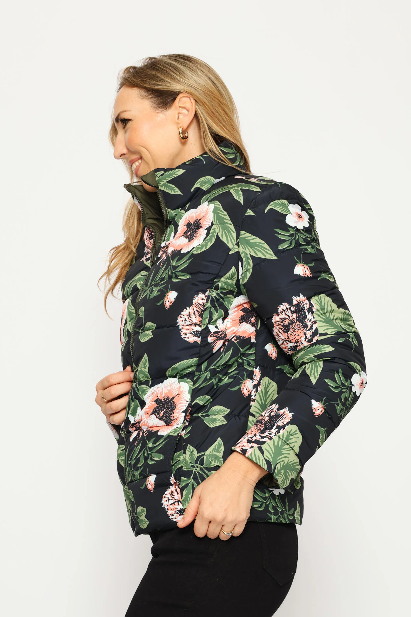 Reversible Puffer Jacket - Multi - Image 3