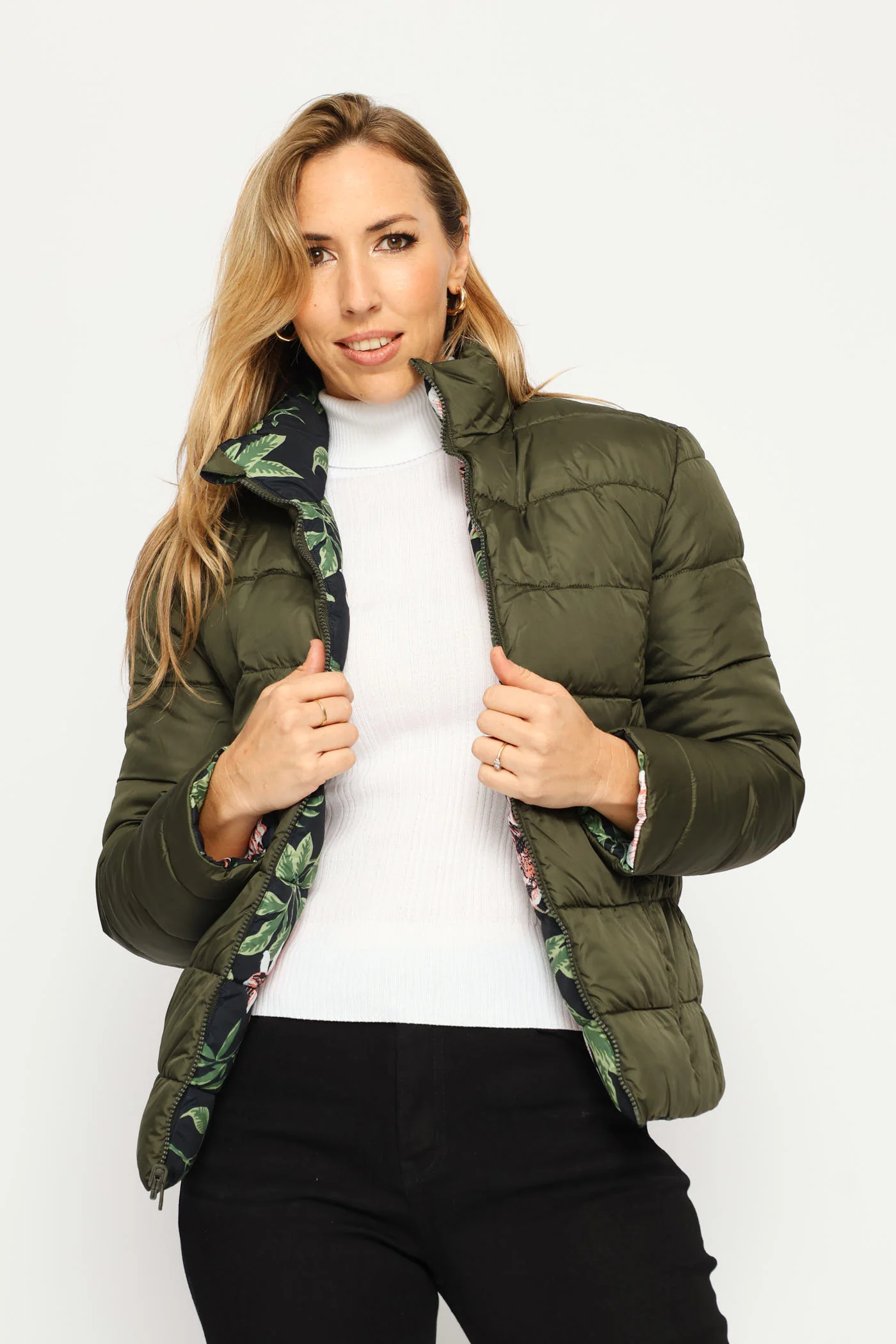 Reversible Puffer Jacket - Multi - Image 4