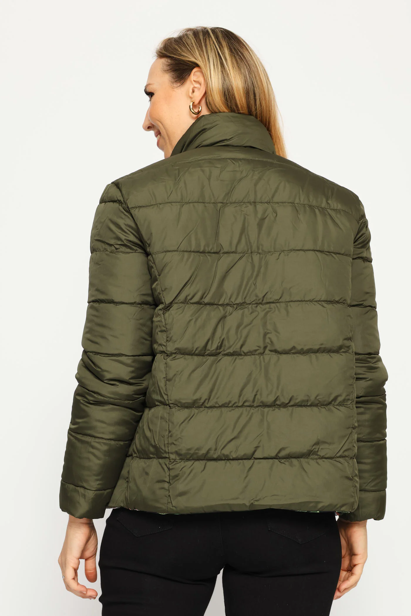 Reversible Puffer Jacket - Multi - Image 8