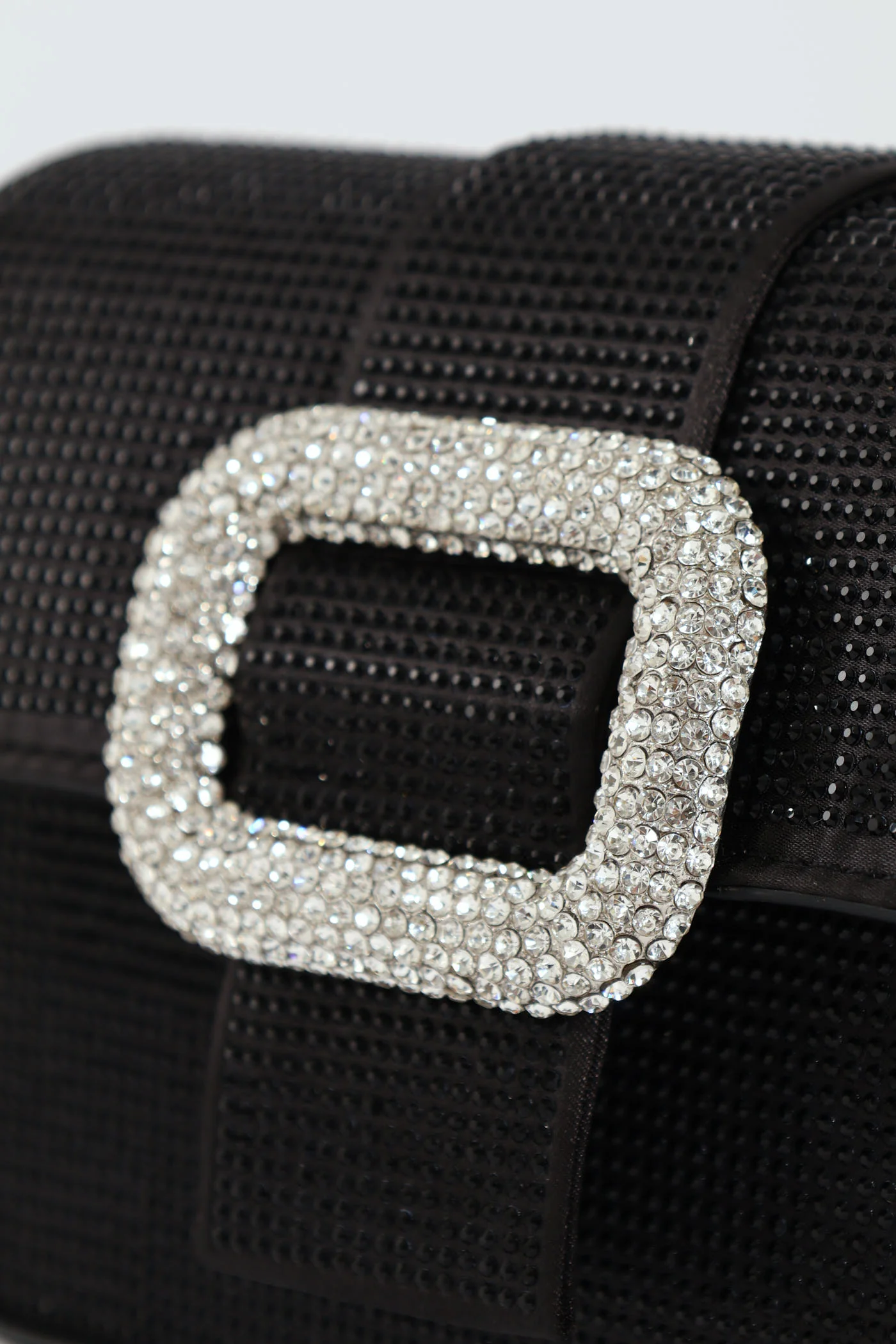 Rhinestone Evening Satchel - Black - Image 5