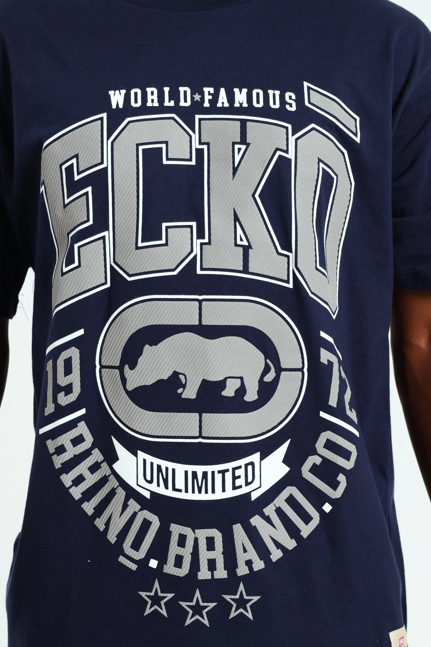 Rhino Brand Tee - Navy - Image 4