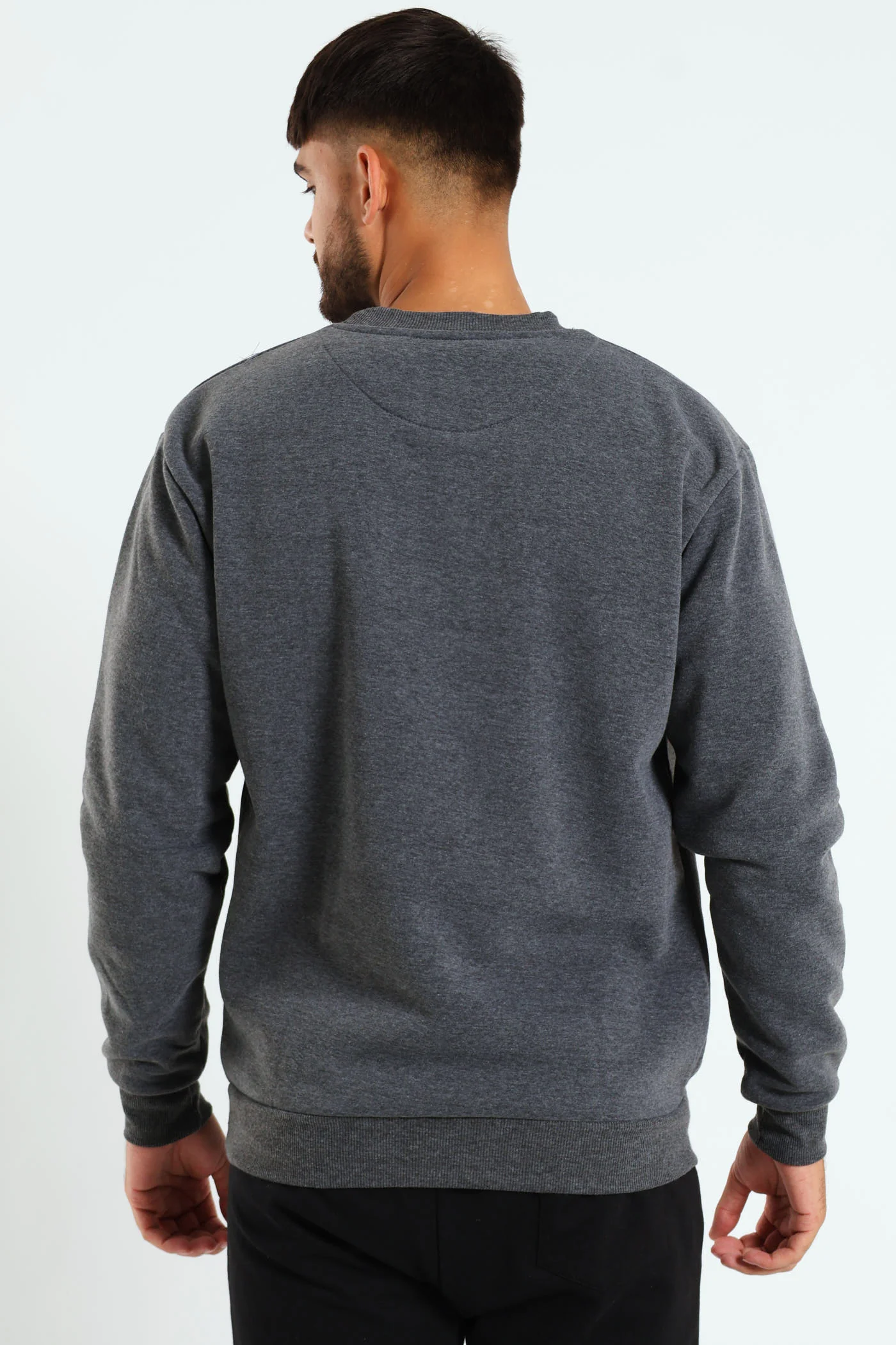 Rhino Chest Crew Top - Charcoal - Image 3