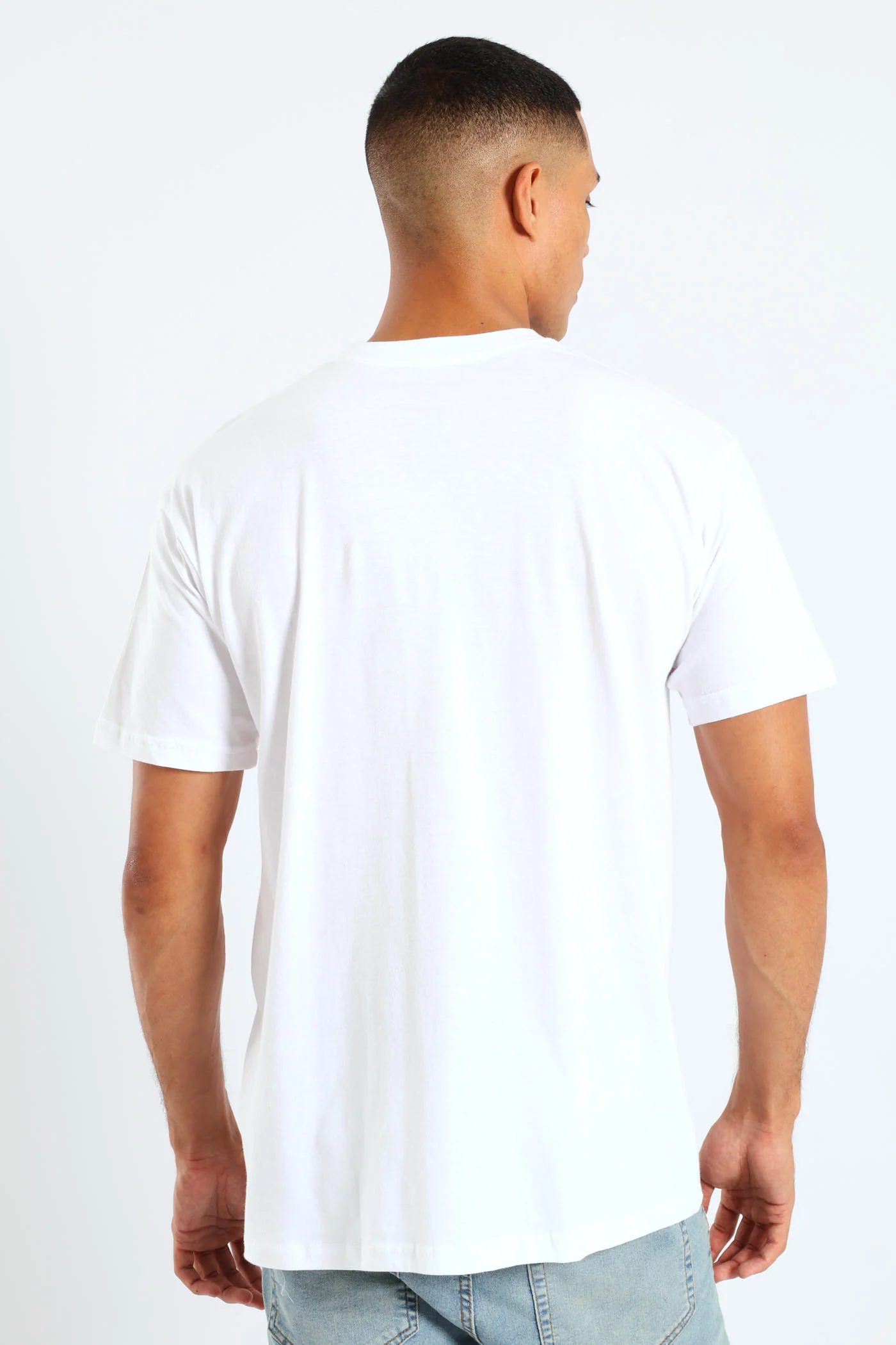 Rhino Chest Script Tee - White - Image 2