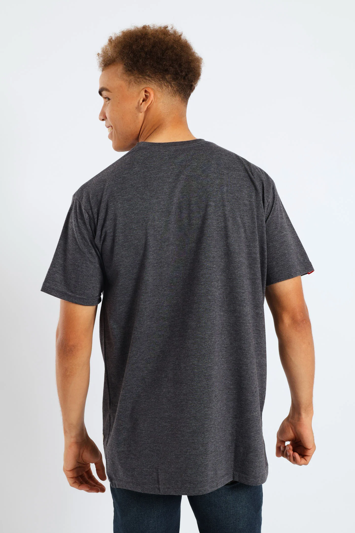 Rhino Shadow Print Tee - Charcoal - Image 2