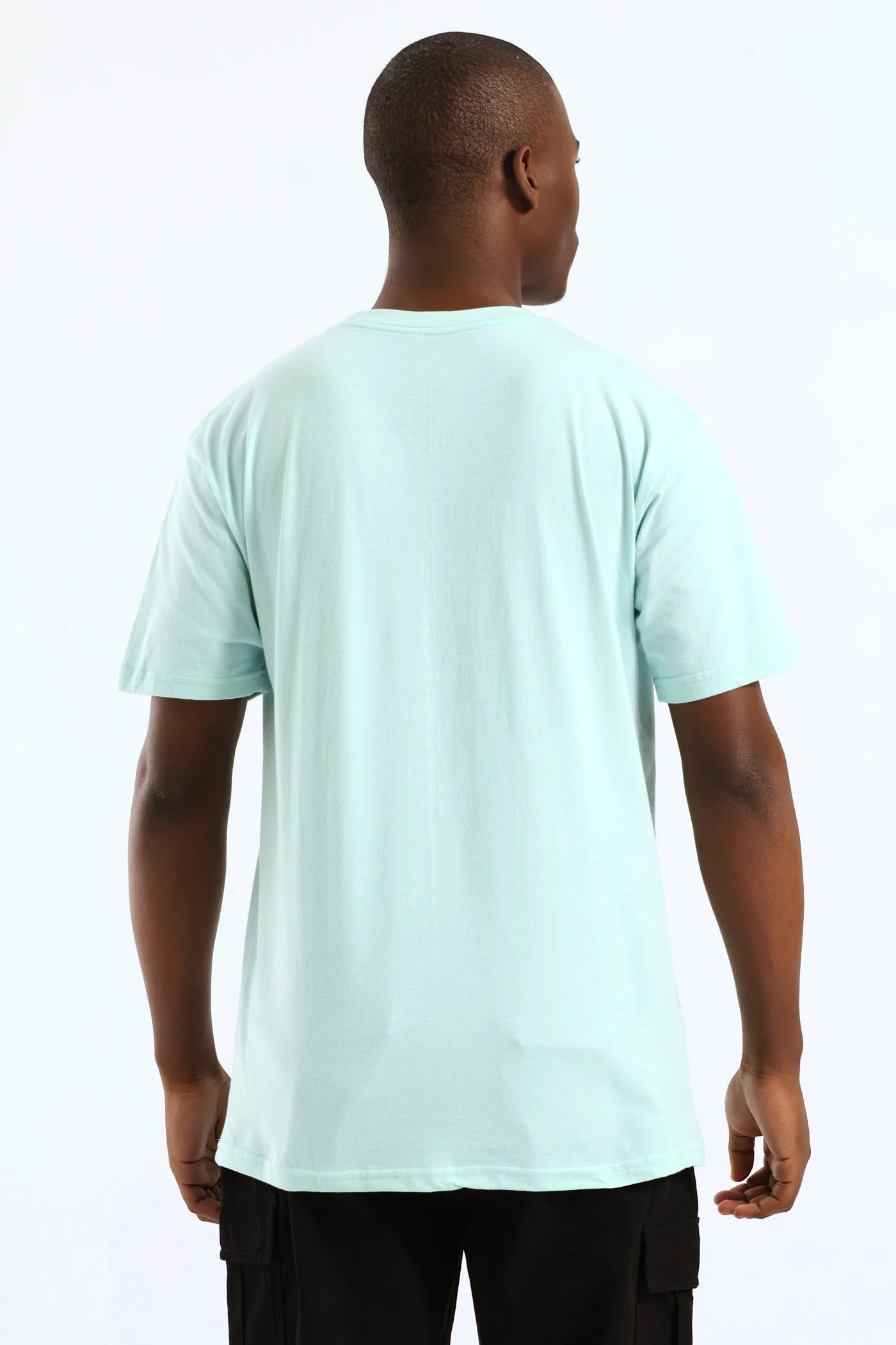 Rhino Shadow Print Tee - Mint - Image 4
