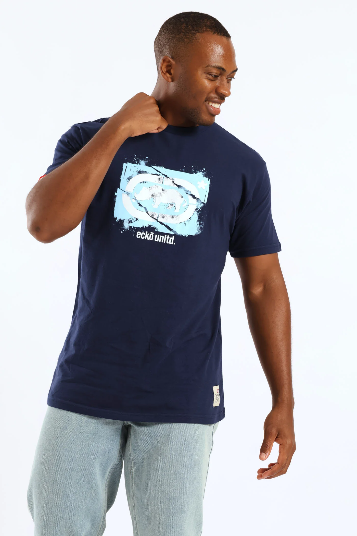 Rhino Star Tee - Navy - Image 2