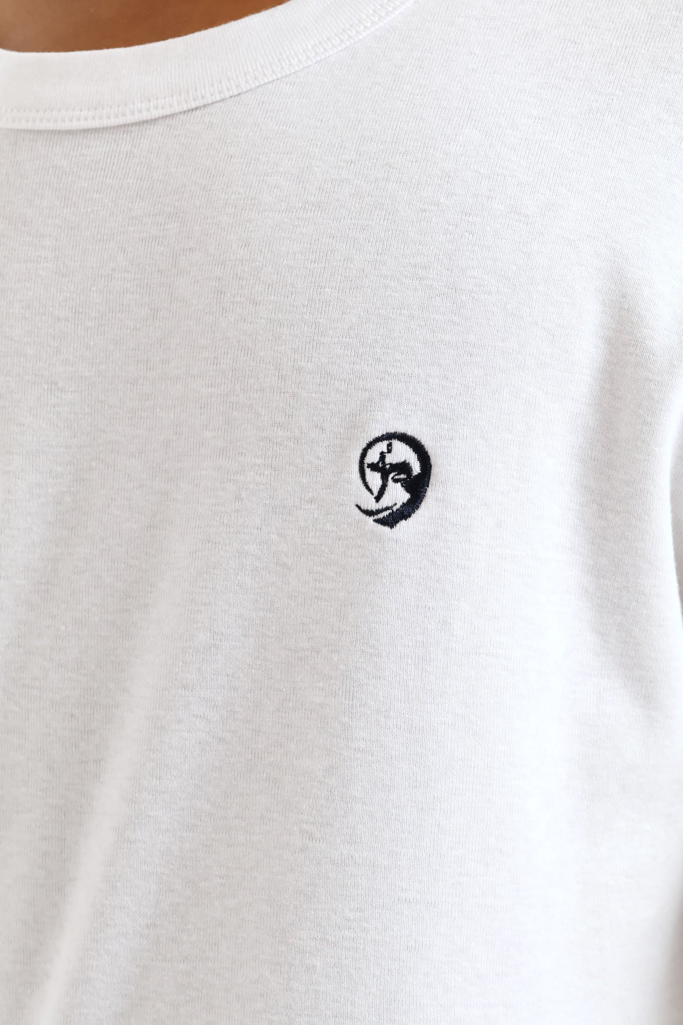 Rib Tee - White - Image 2
