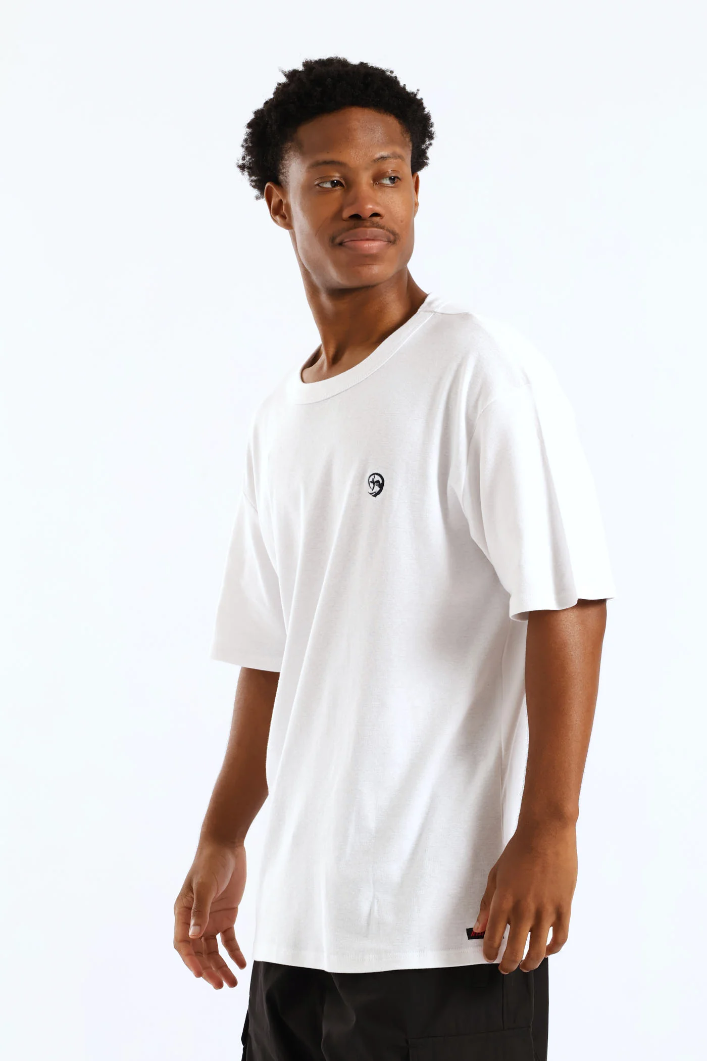 Rib Tee - White - Image 3