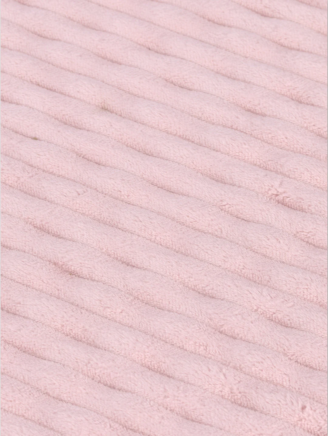 Rib Wave Textured Memory Foam Bath Mat - Blush - Image 2