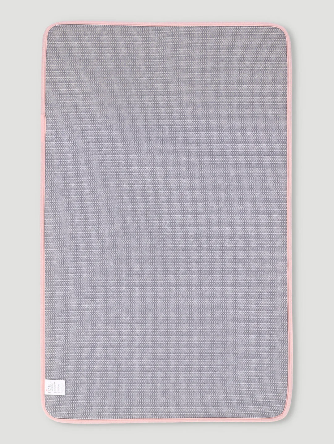 Rib Wave Textured Memory Foam Bath Mat - Blush - Image 3
