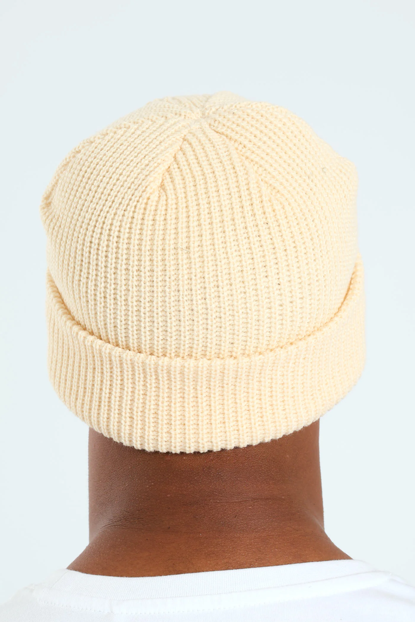 Ribbed Beanie - Stone - Image 4