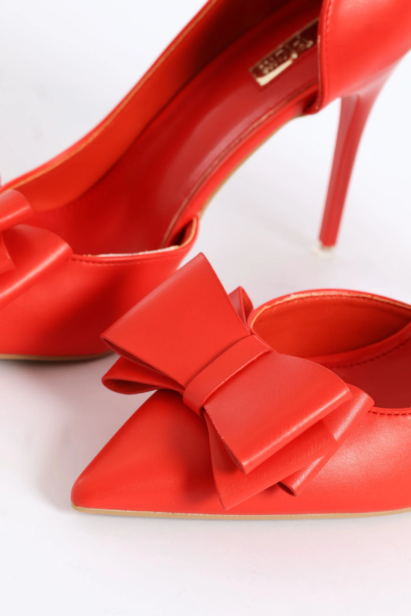 Ribbon Heel - Red - Image 3