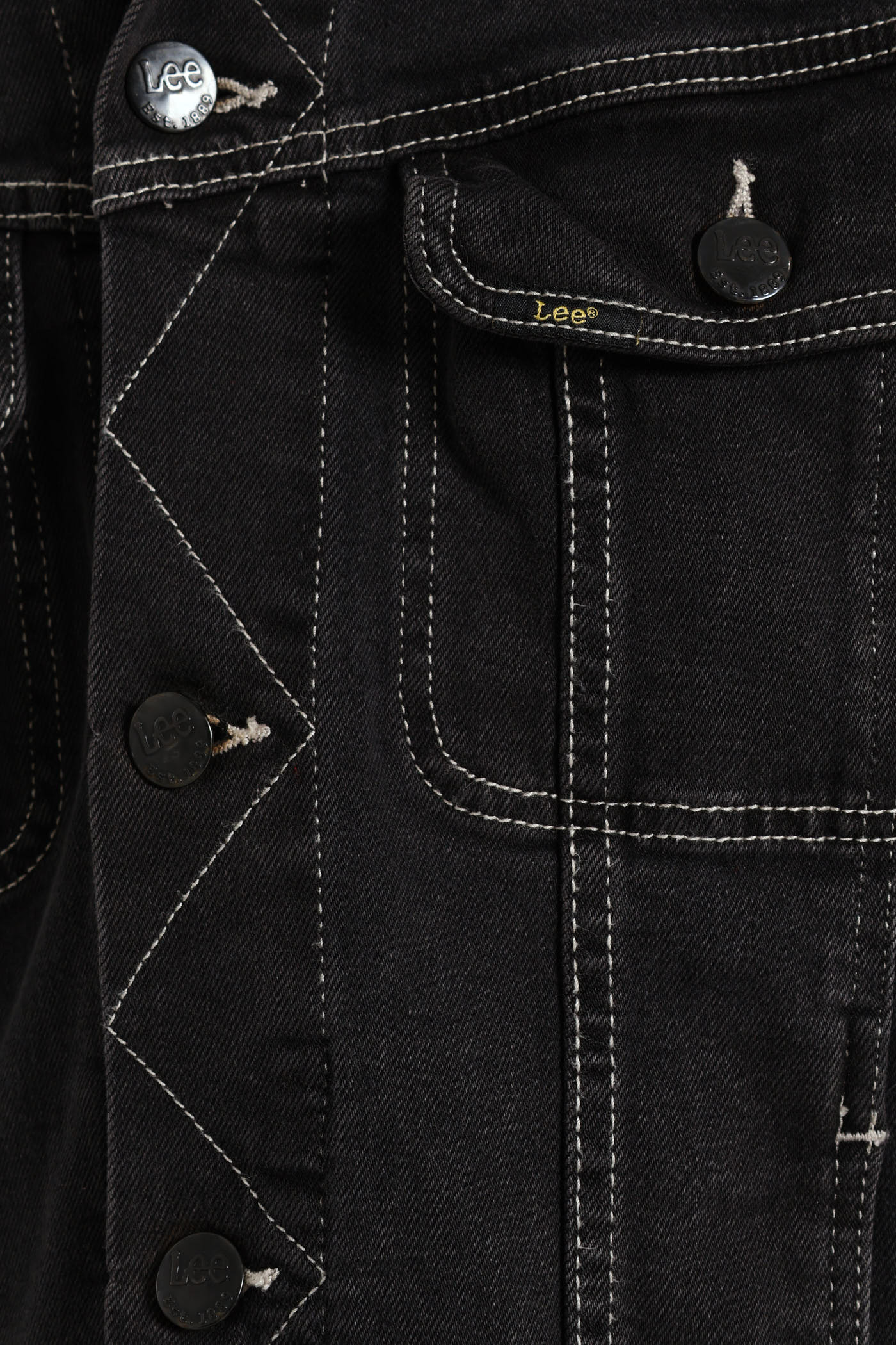 Rider Denim Jacket - Black - Image 2