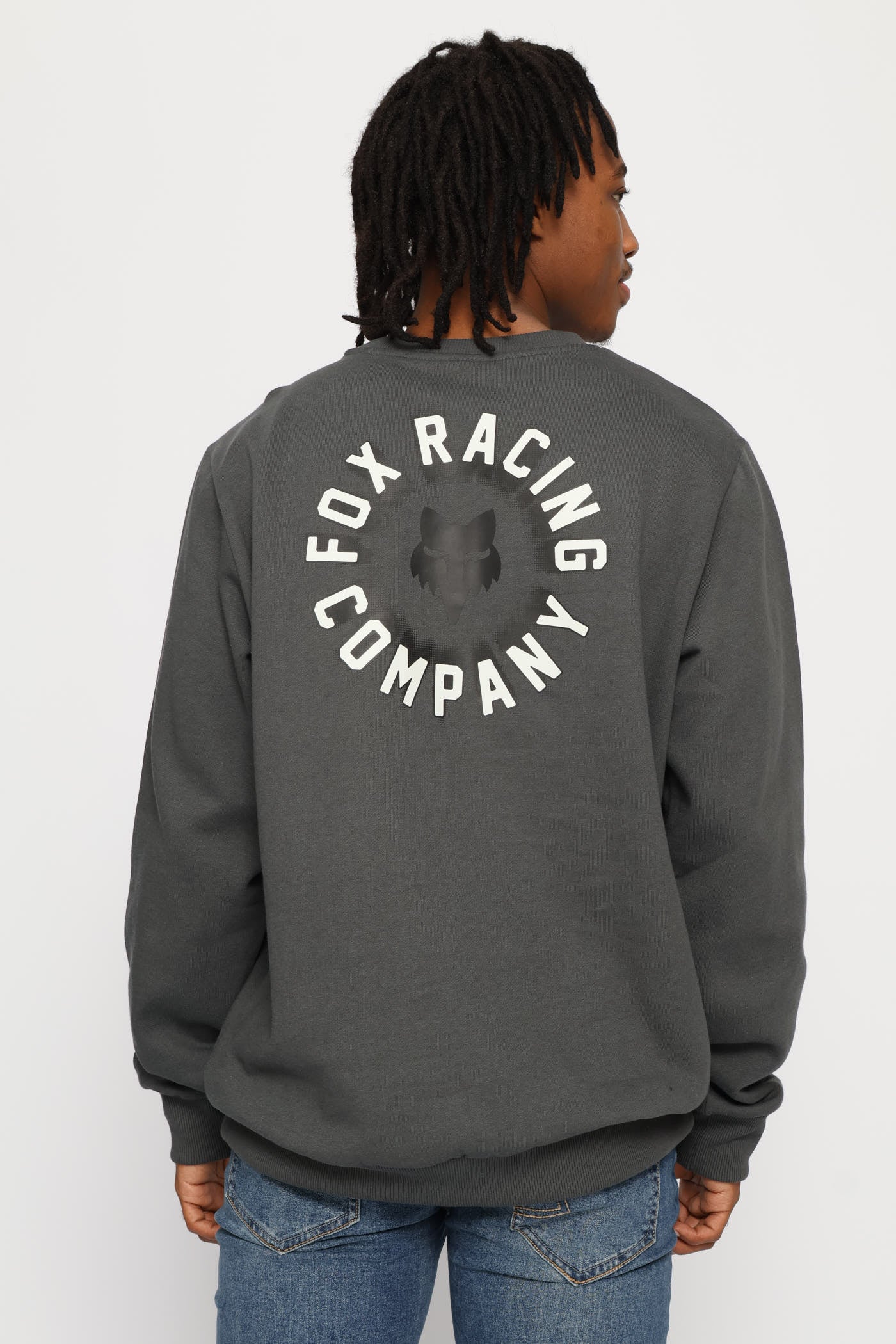 Ring Race Crew Top - Charcoal - Image 2
