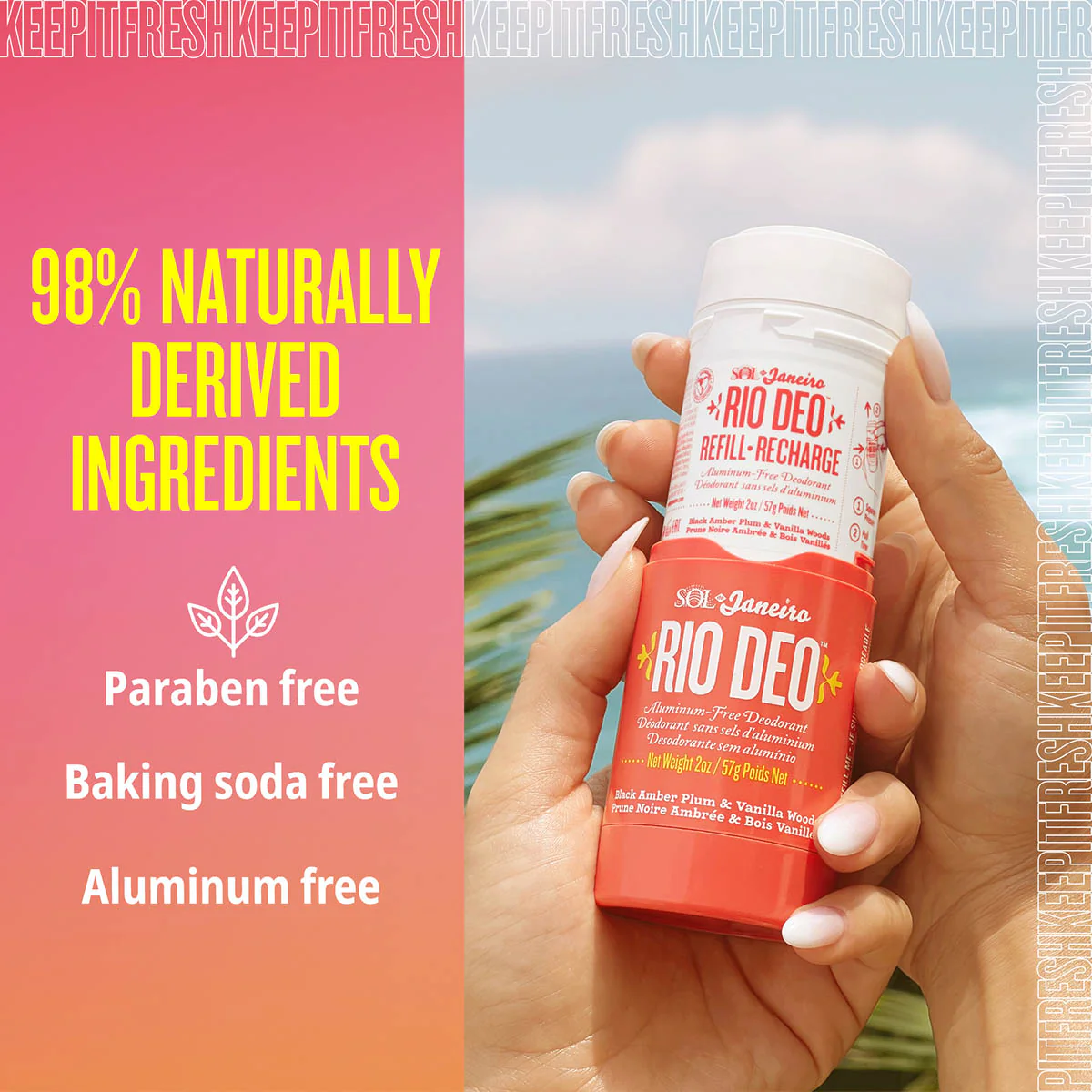 Rio Deo Aluminum-Free Deodorant Cheirosa 40 - 57g - Image 7