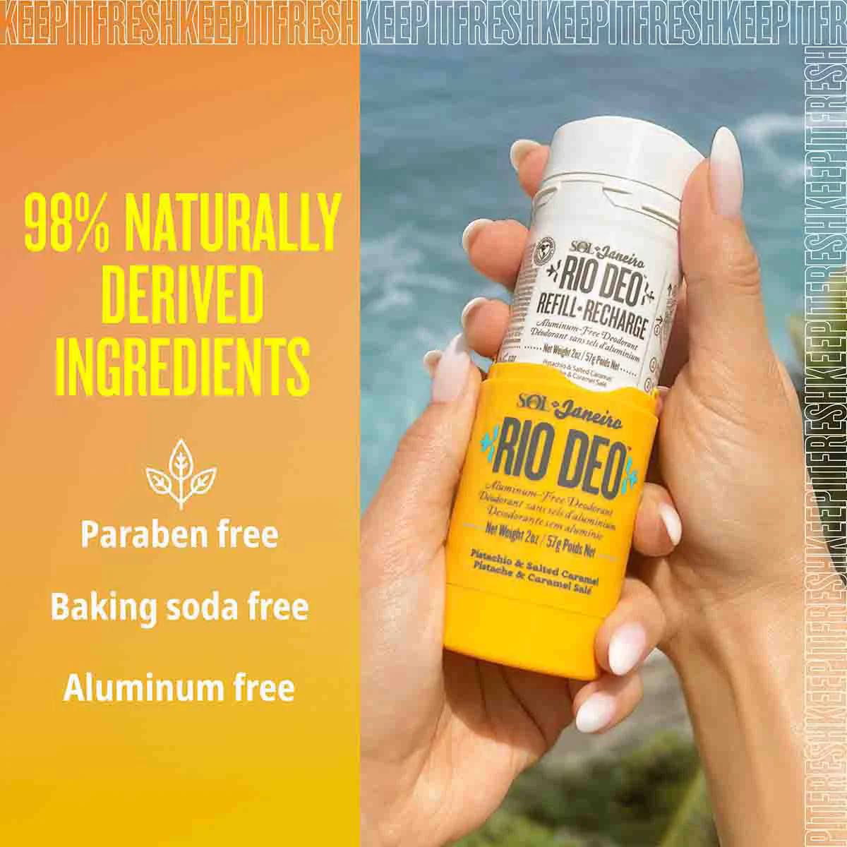 Rio Deo Aluminum-Free Deodorant Cheirosa 62 Refill  - 57g - Image 8