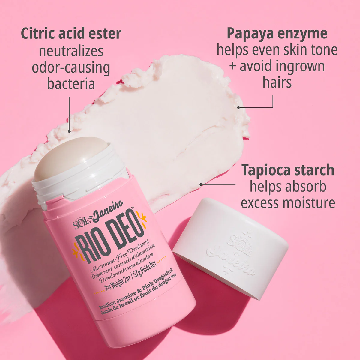 Rio Deo Aluminum-Free Deodorant Cheirosa 68 - 57g - Image 2