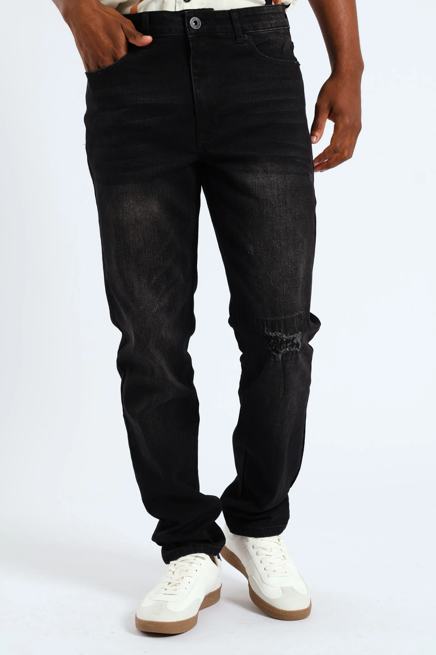 Rip & Repair Denim - Black - Image 2