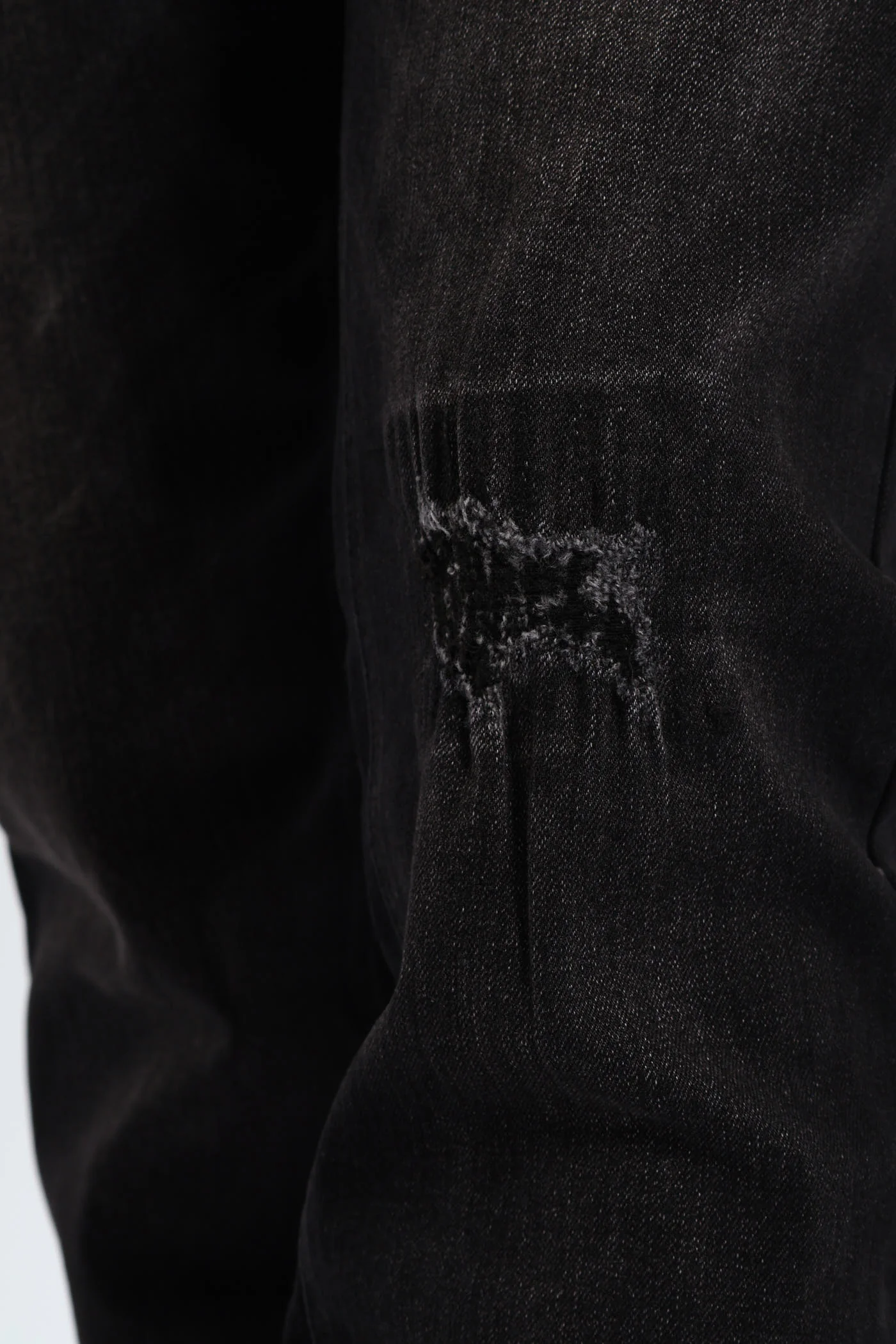 Rip & Repair Denim - Black - Image 5